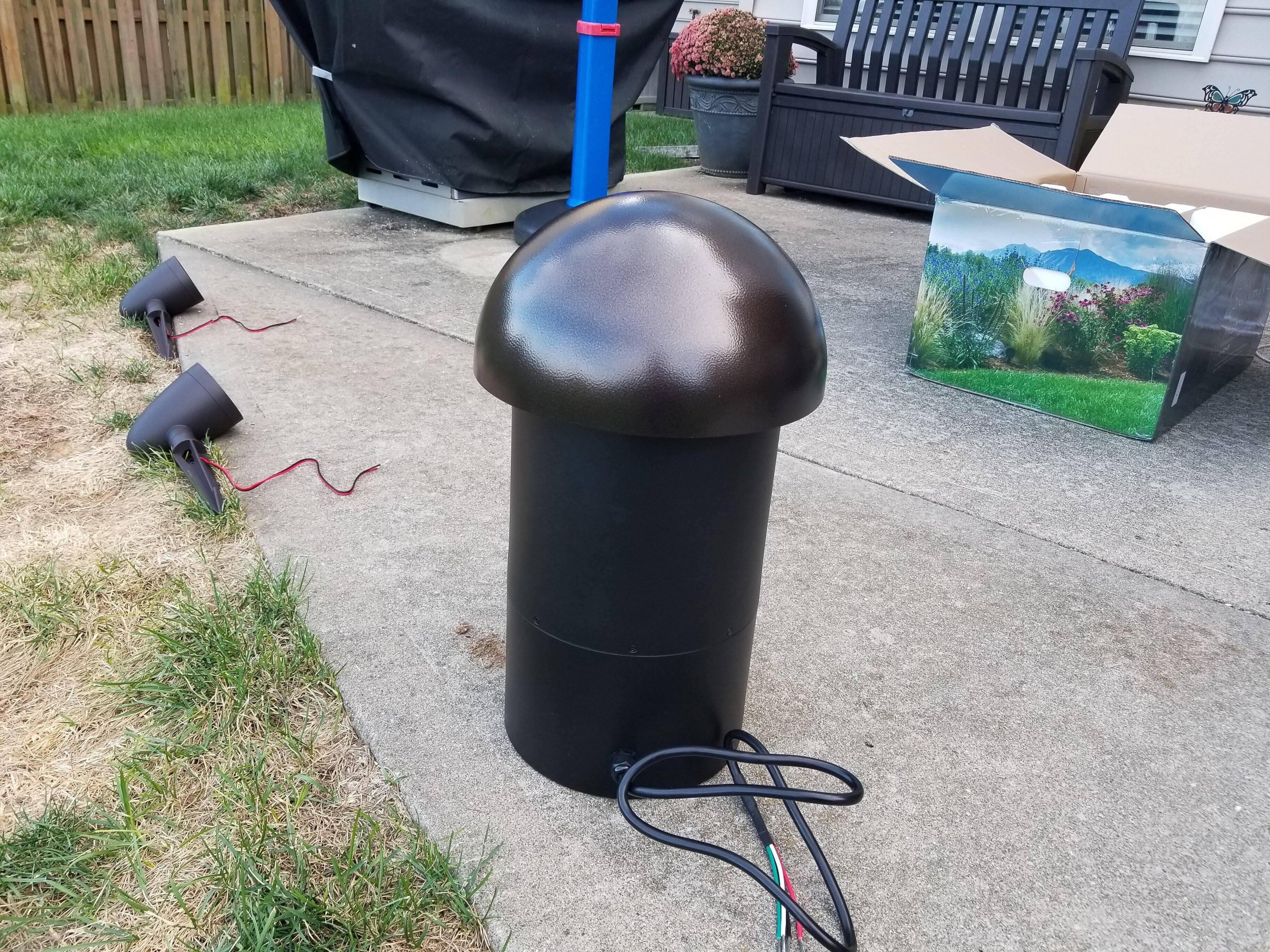 Satellites and Subwoofer, click to load a larger version