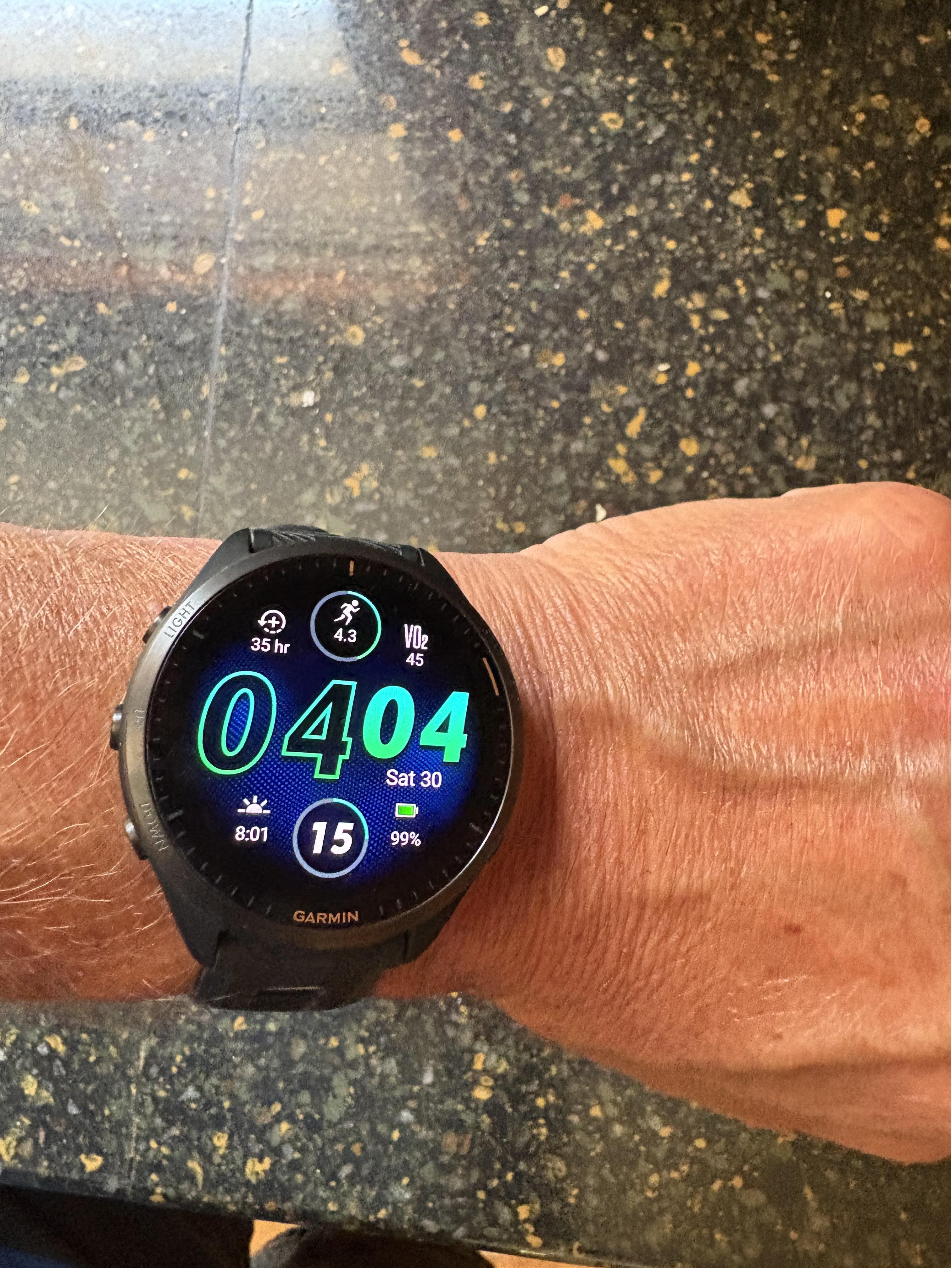 Garmin Forerunner 965 GPS Smartwatch 47 mm Fiber reinforced