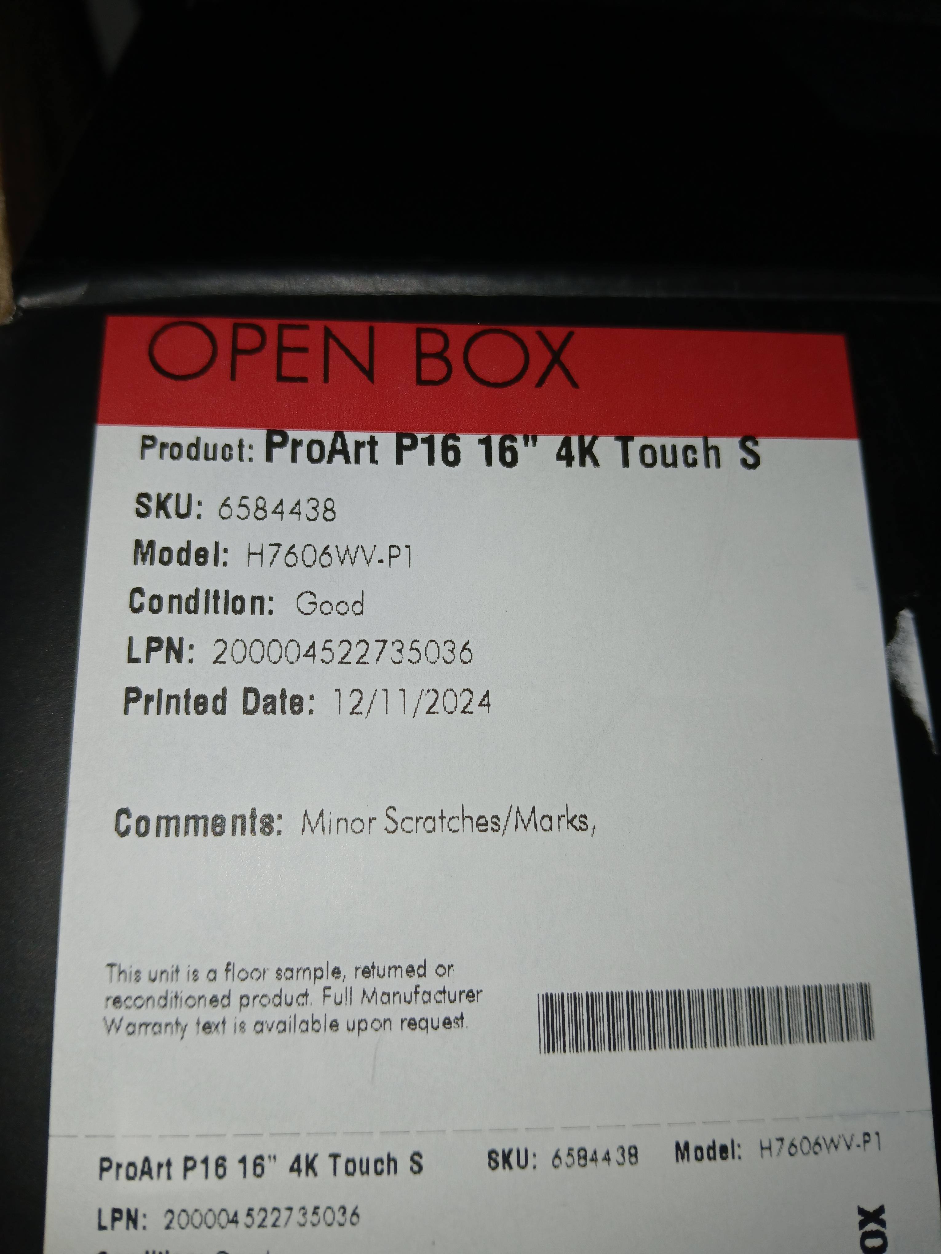 Customer provided, click to load a larger version