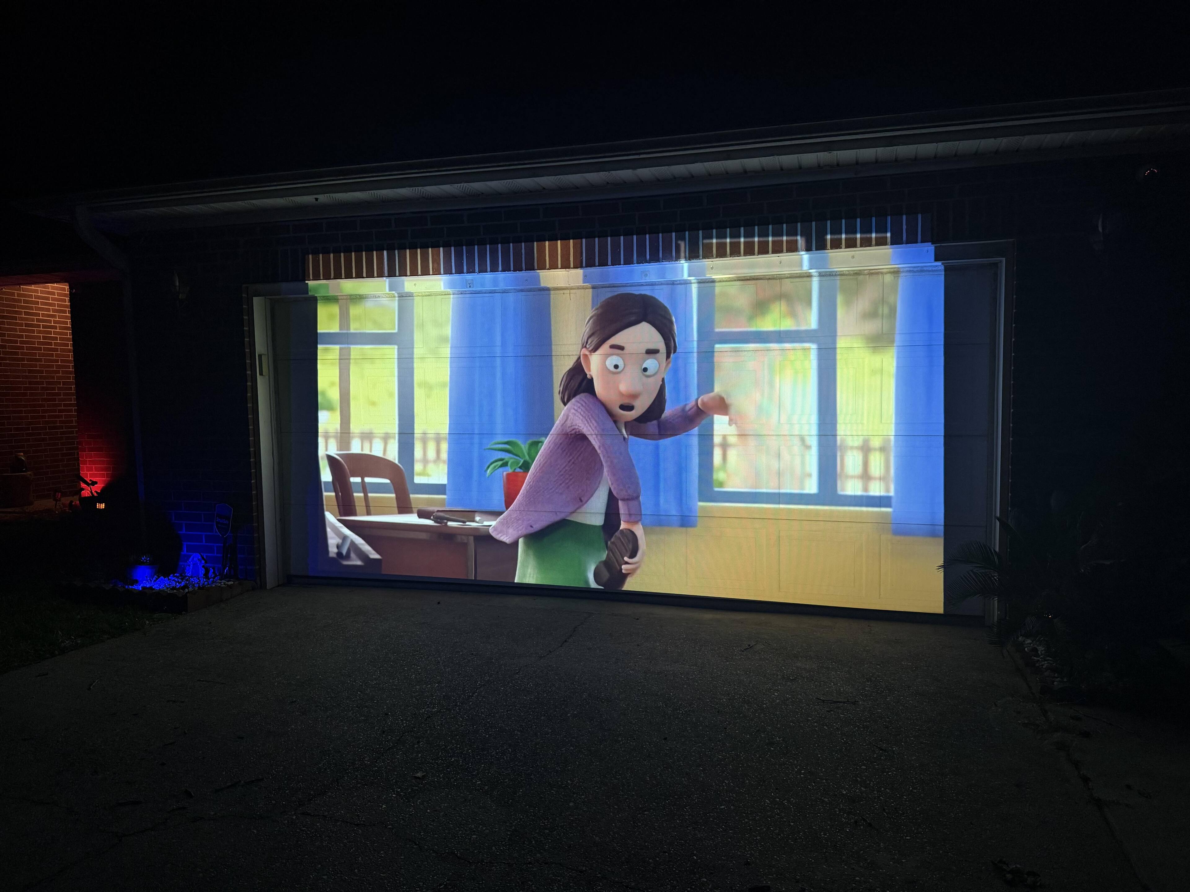 On my garage door, click to load a larger version