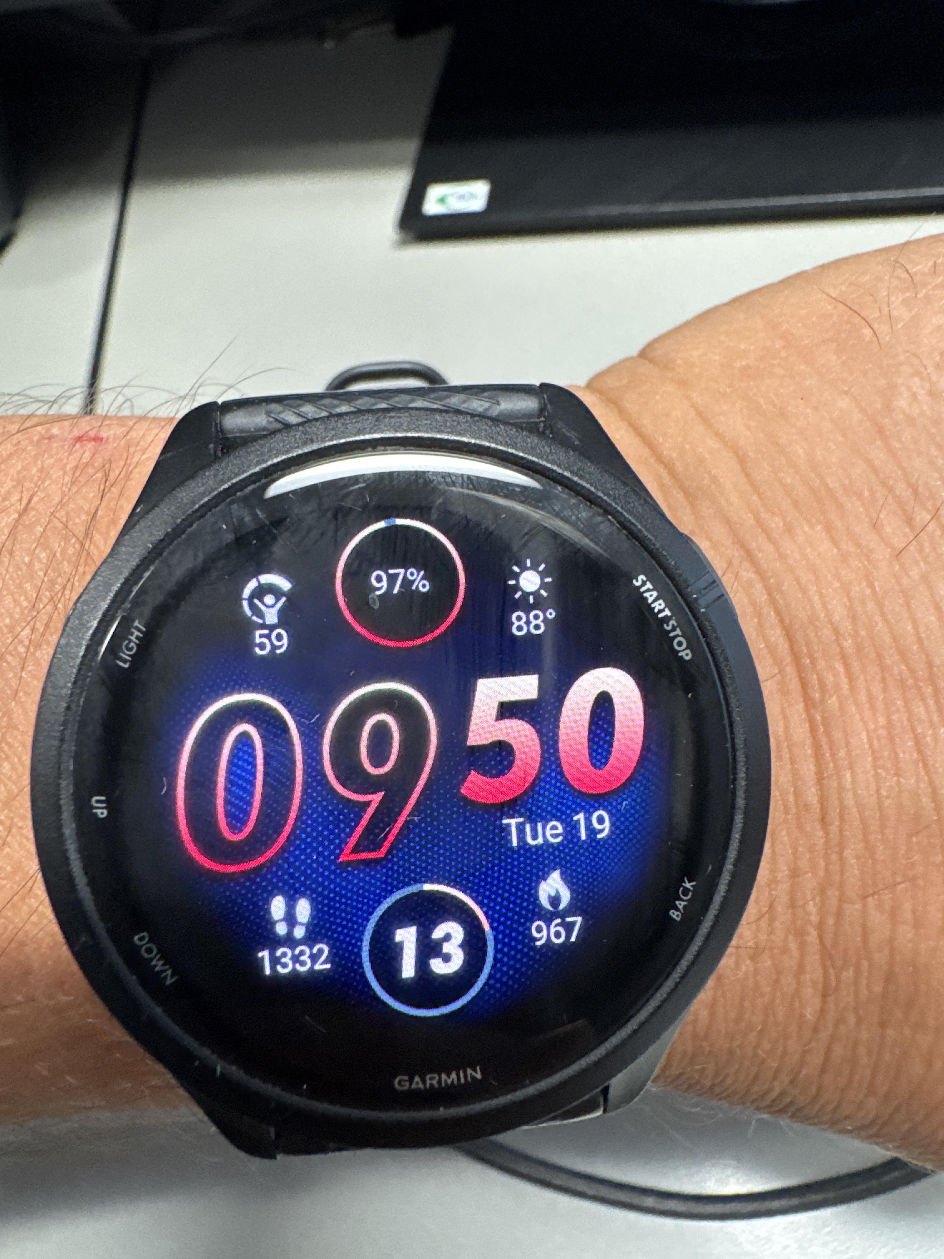 Garmin Forerunner 265 GPS Smartwatch 46 mm Fiber Reinforced