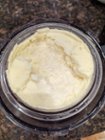 Pineapple sorbet, a bit crumbly due to not following recipe, but fixed with adding juice and selecting re-mix., click to load a larger version