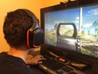Son playing Battlefield 4, click to load a larger version
