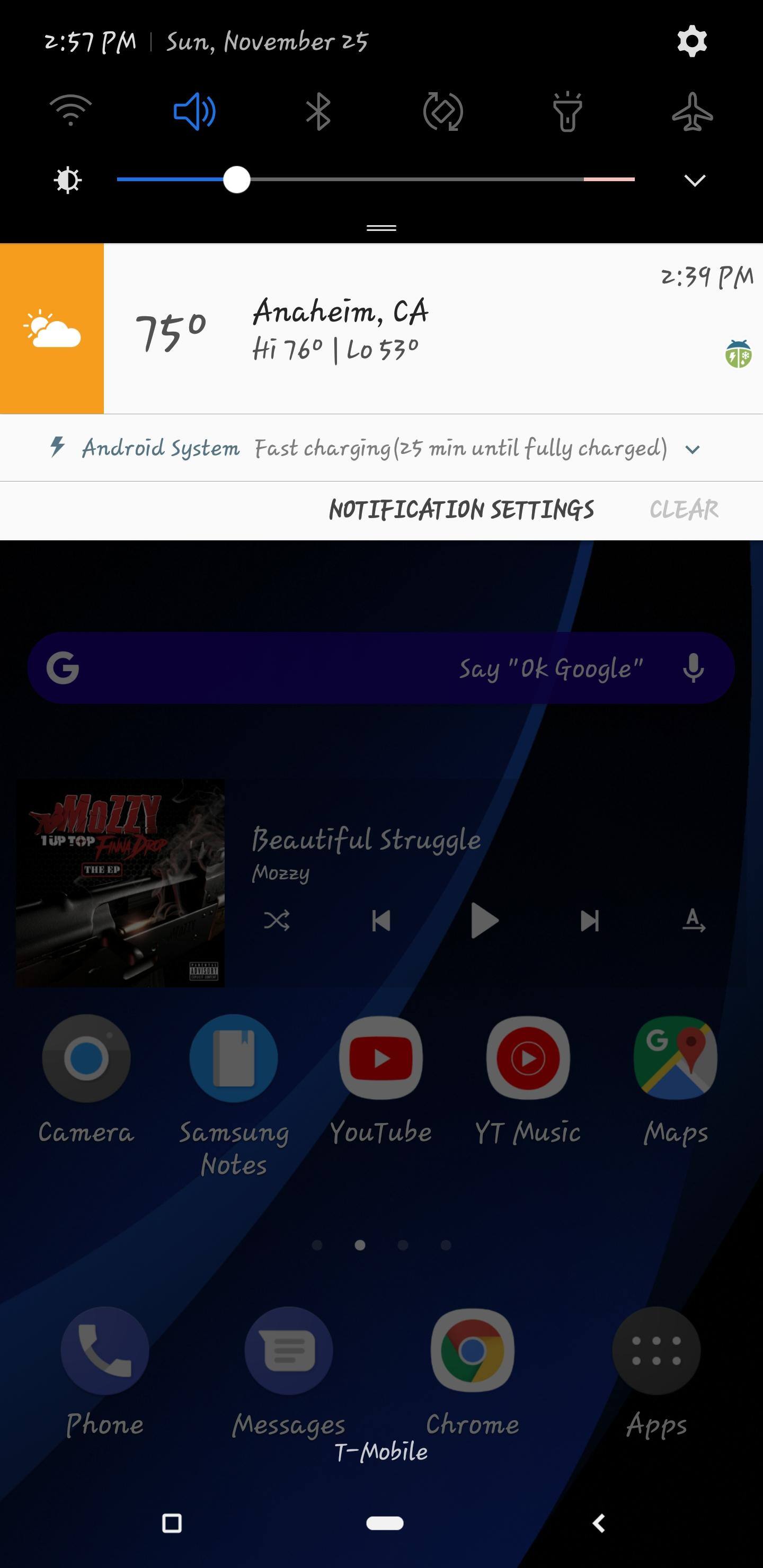 Fast charges Galaxy S9+, click to load a larger version