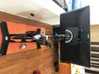 Extender mounted on the Peloton bike, click to load a larger version