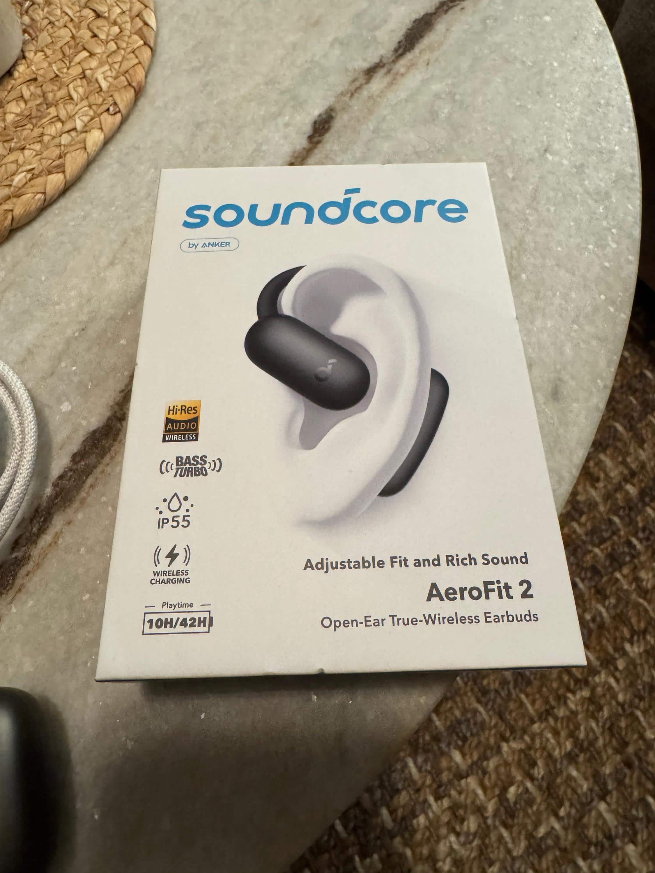Soundcore by Anker AeroFit 2 Open Ear Headphones with Adjustable