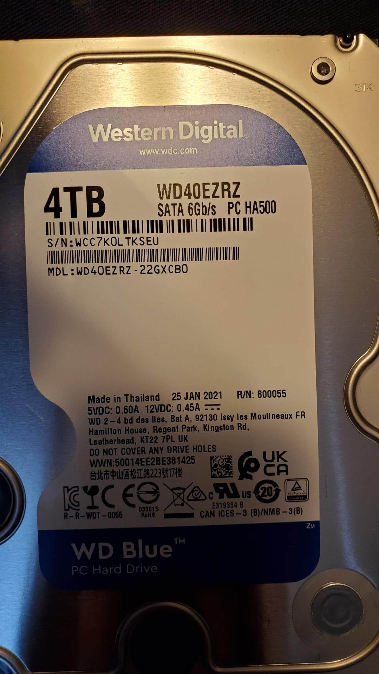 WD Blue 4TB PC Internal Hard Drive for Desktops WD40EZAX - Best Buy