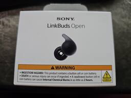 Sony LinkBuds Open True Wireless Earbuds Black WFL910/B Sony LinkBuds Open True Wireless Earbuds Black WFL910/B