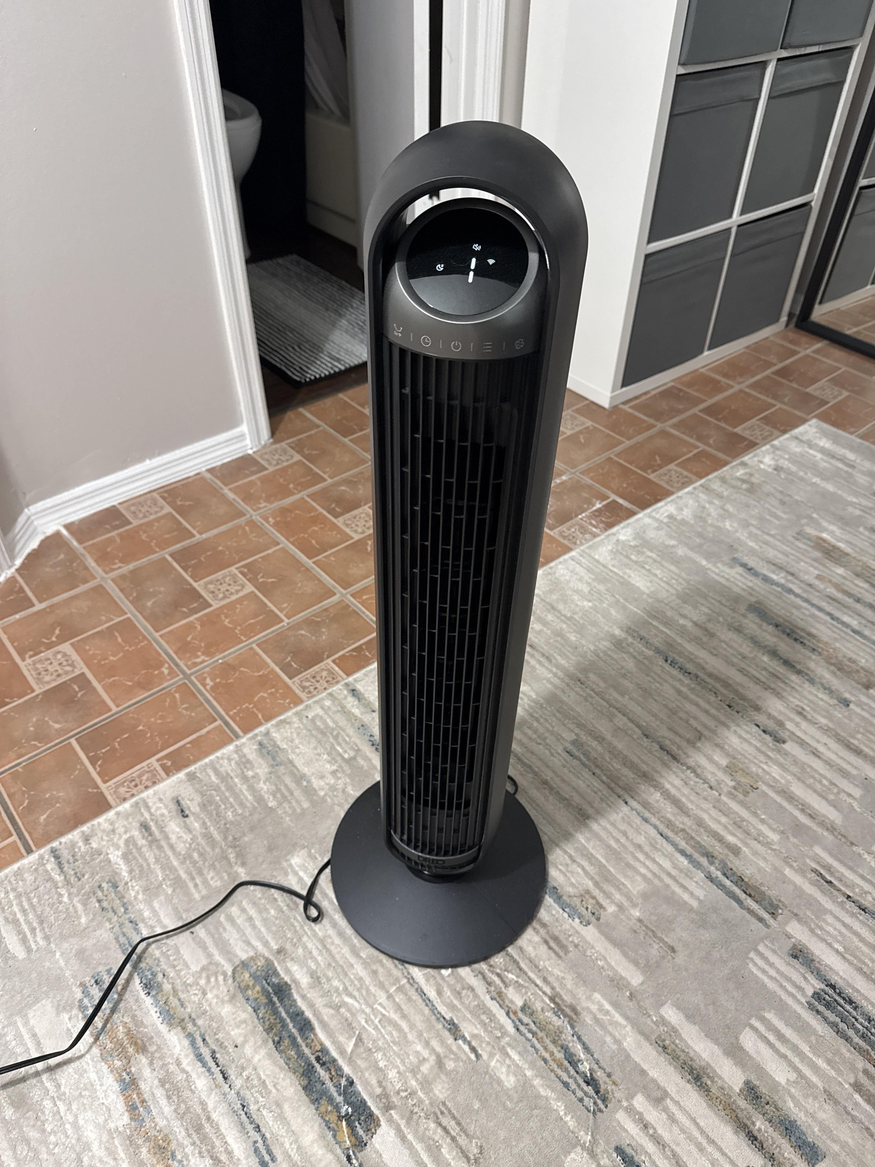 DREO 27ft/s Velocity Quiet Floor Fan, 90° Oscillation, 8 Speeds