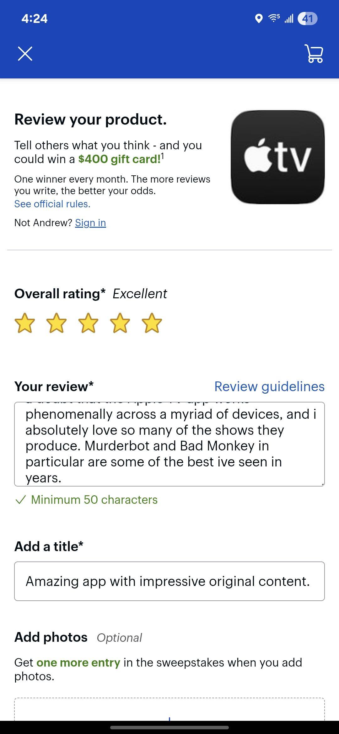 Customer provided, click to load a larger version