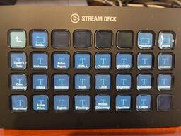 Elgato Stream Deck XL Wired Keypad with Back Lighting Black Elgato Stream Deck XL Wired Keypad with Back Lighting Black
