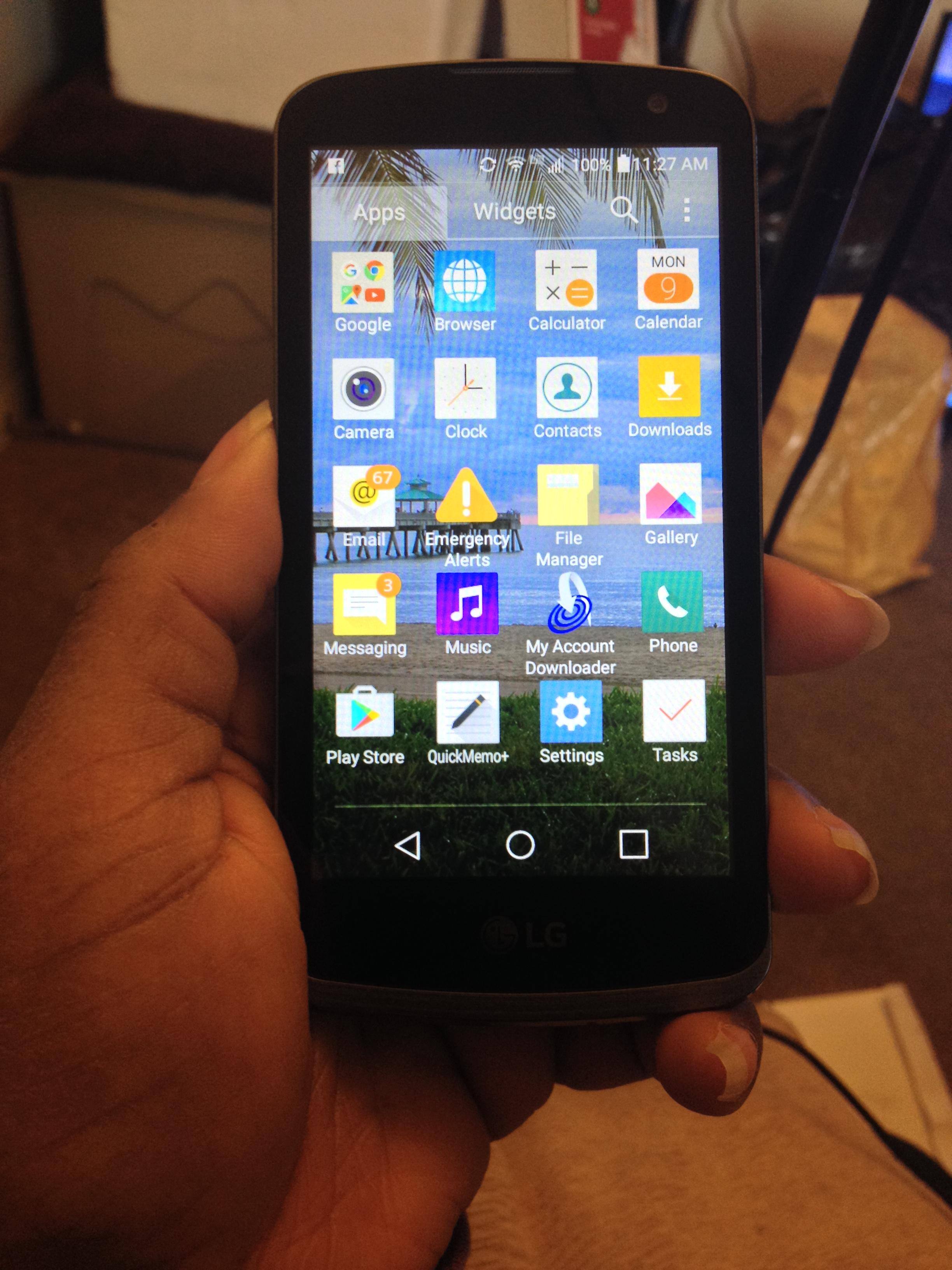 Here's my phone, click to load a larger version