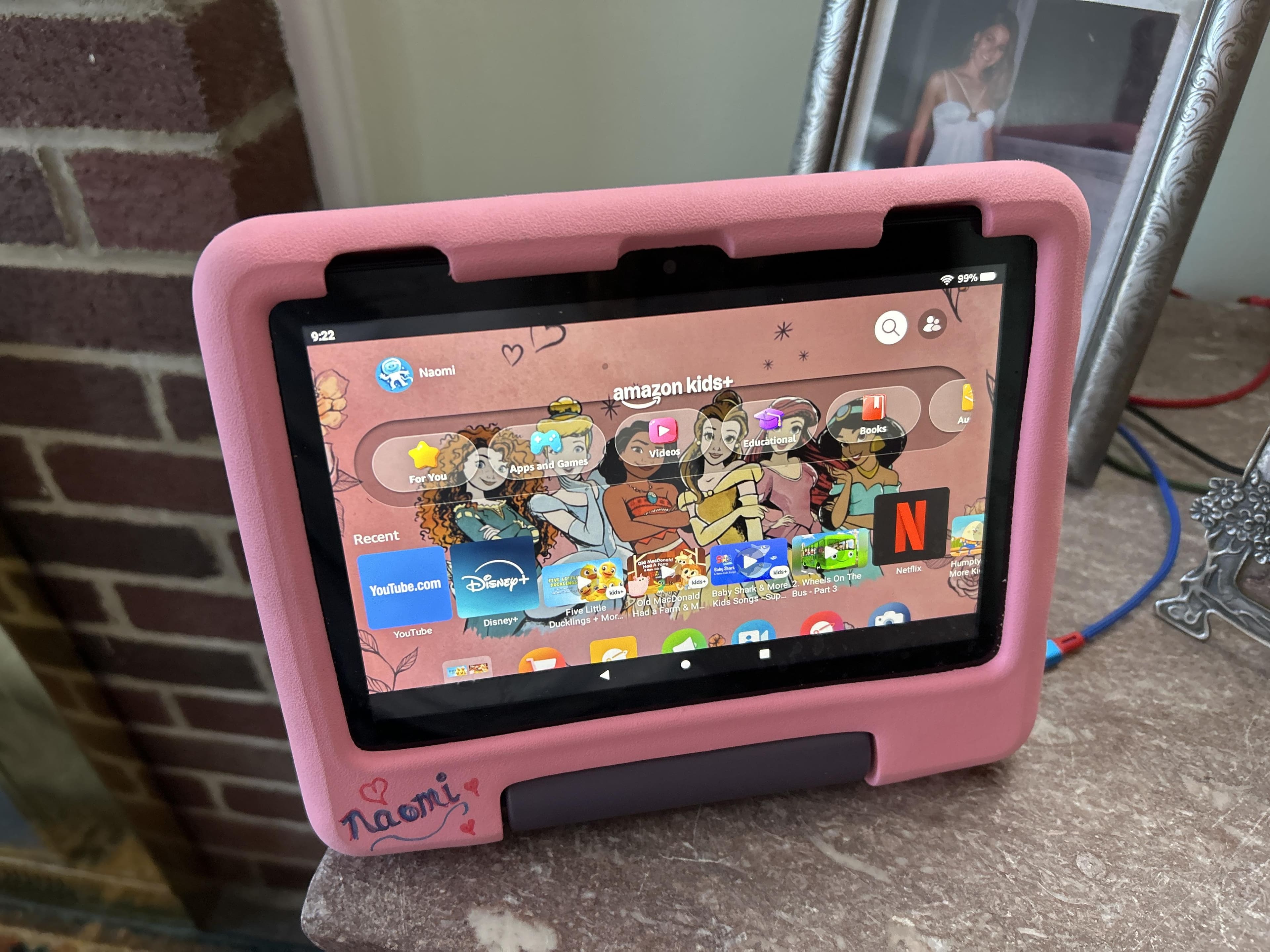 Amazon Fire HD 8 Kids tablet, ages 3 7 | 3GB memory, 13 hr battery