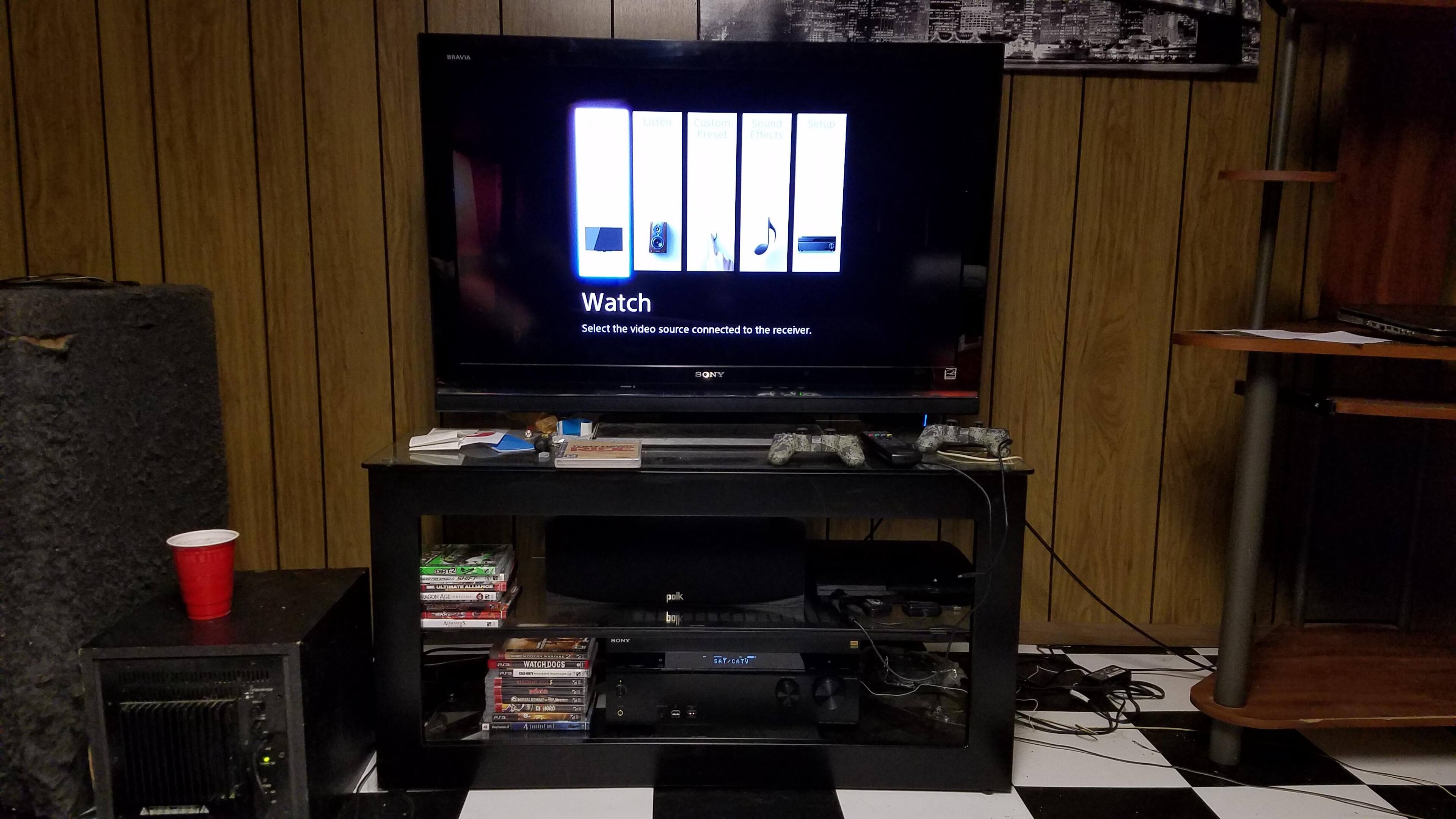 Here's the GUI I was talking about with my Sony Bravia TV, click to load a larger version