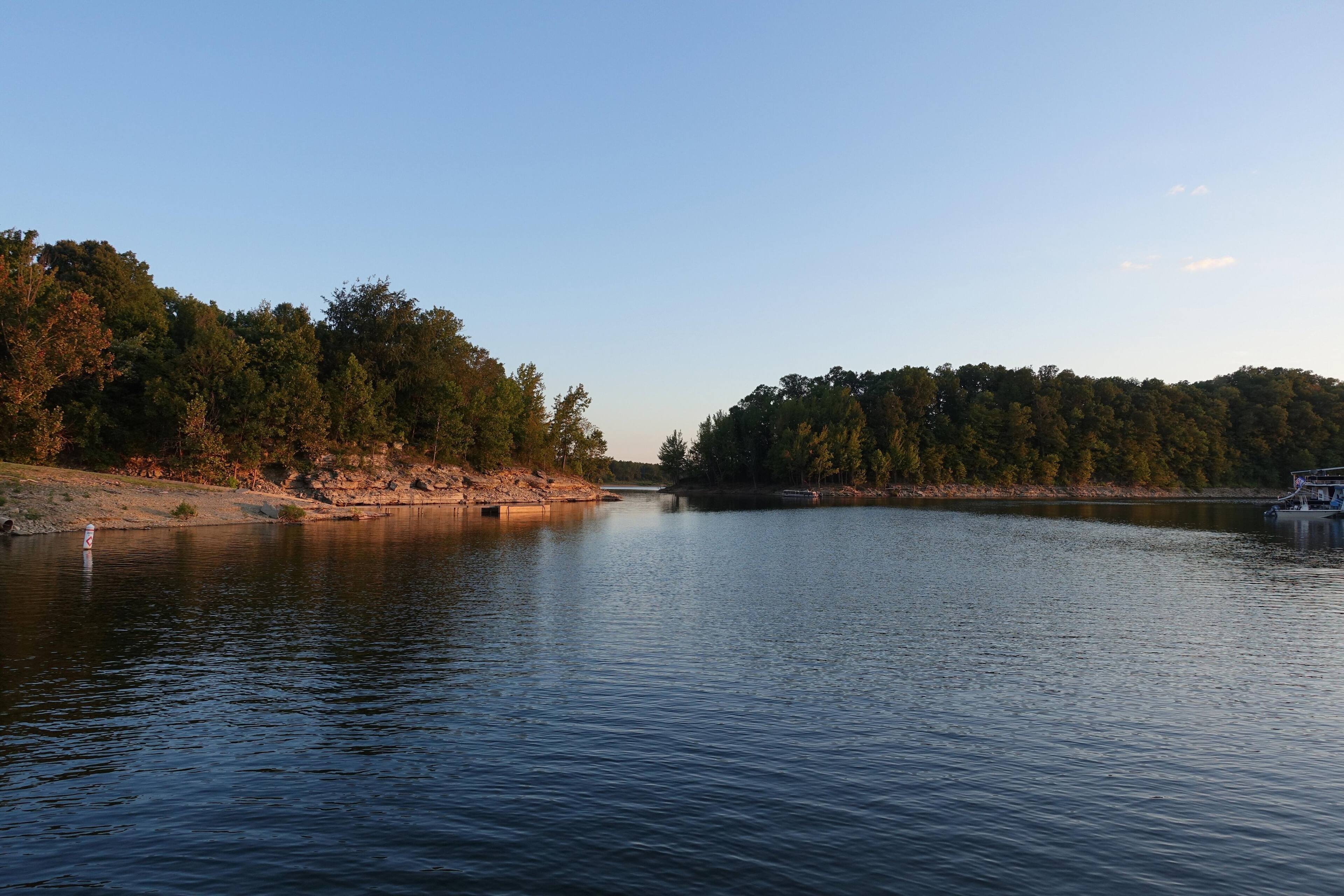 Shoreline near Sunset, click to load a larger version