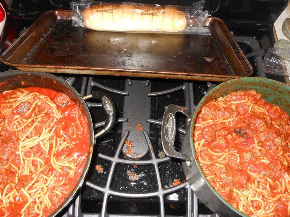 My first dish, click to load a larger version