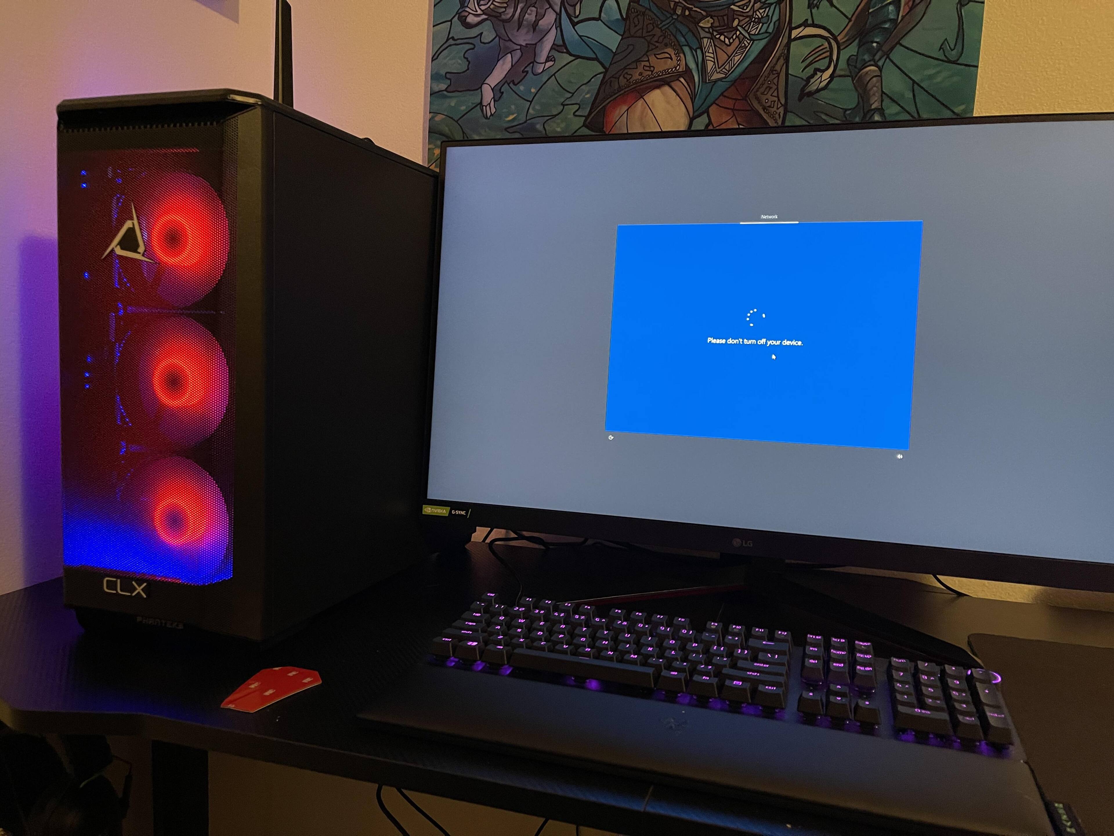 CLX SET Gaming Desktop AMD Ryzen 9 5900X 32GB Memory NVIDIA