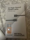 Best Buy essentials™ 12' 4K Ultra HD HDMI Cable Black BE-SF1182