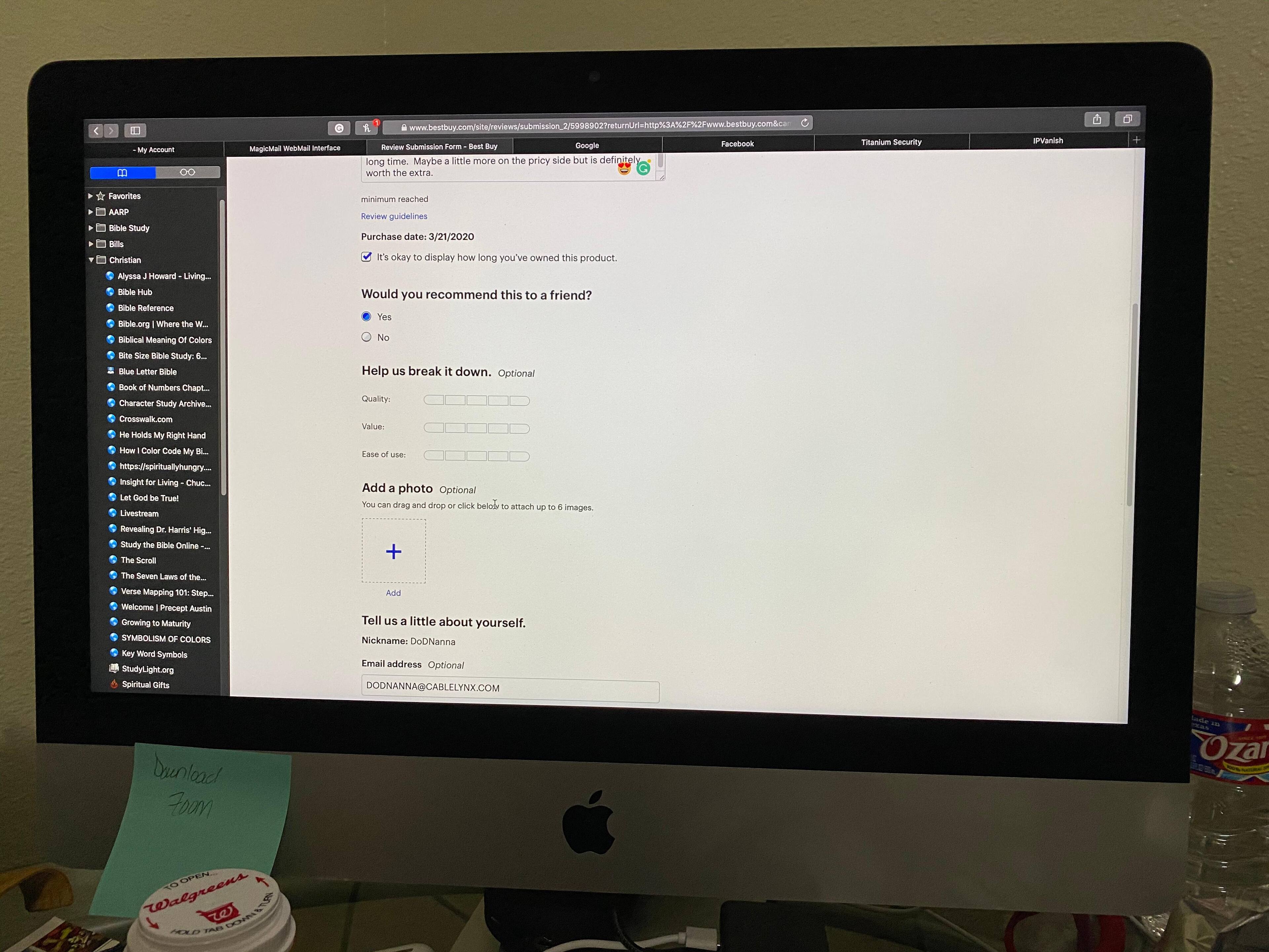 Customer provided image, click to load a larger version