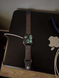Apple 45mm Nike Sport Band M/L Midnight Sky MUV53AM/A - Open