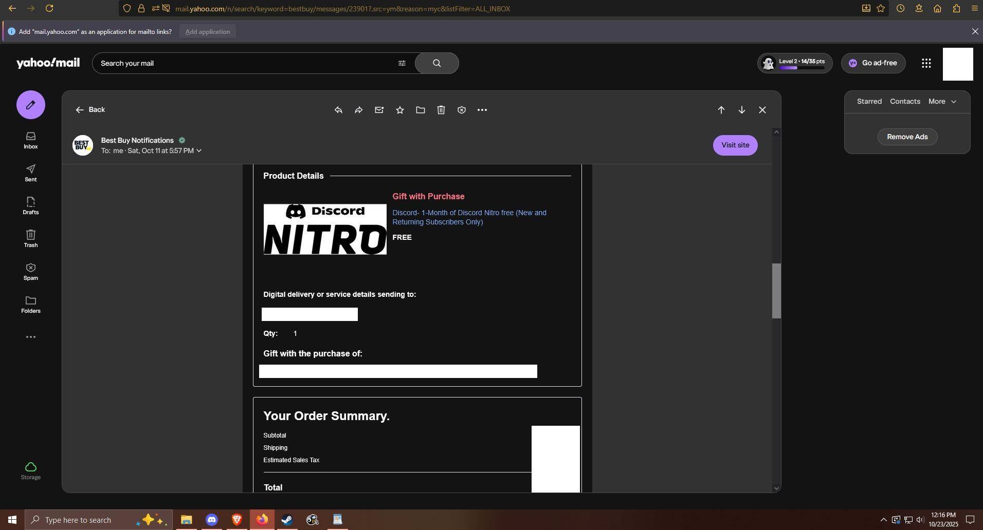 Customer provided image, click to load a larger version