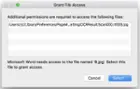 Permissions trouble, click to load a larger version