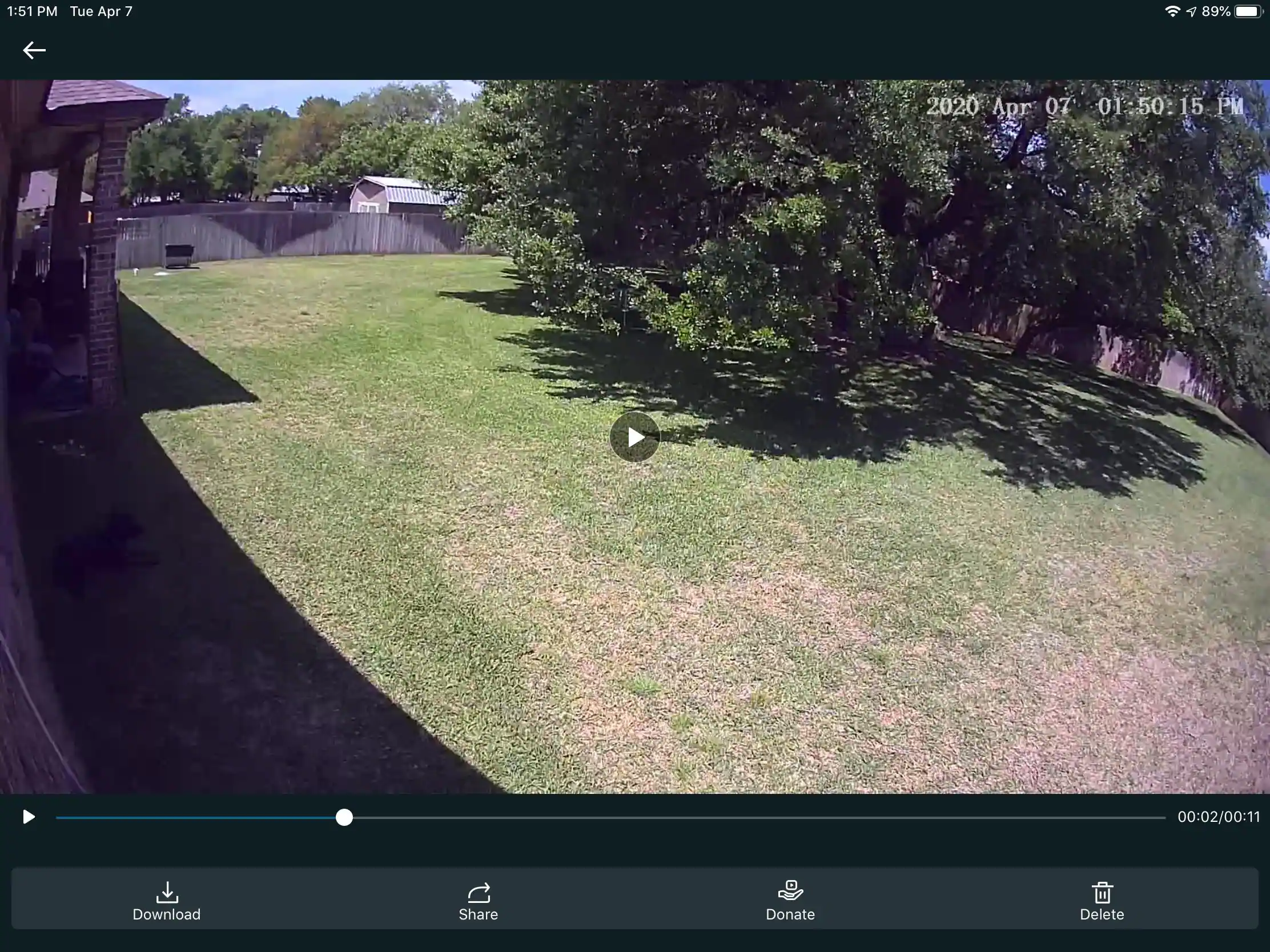 Poor dynamic range makes the dog in the shade nearly invisible, click to load a larger version