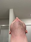 The right side is my first run through with the new razor. The left side is after trimming four times in different directions. Unfortunately inconsistent, click to load a larger version