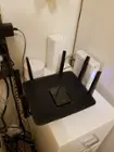 EA9300 next to Linksys Velop and Google Wifi, click to load a larger version