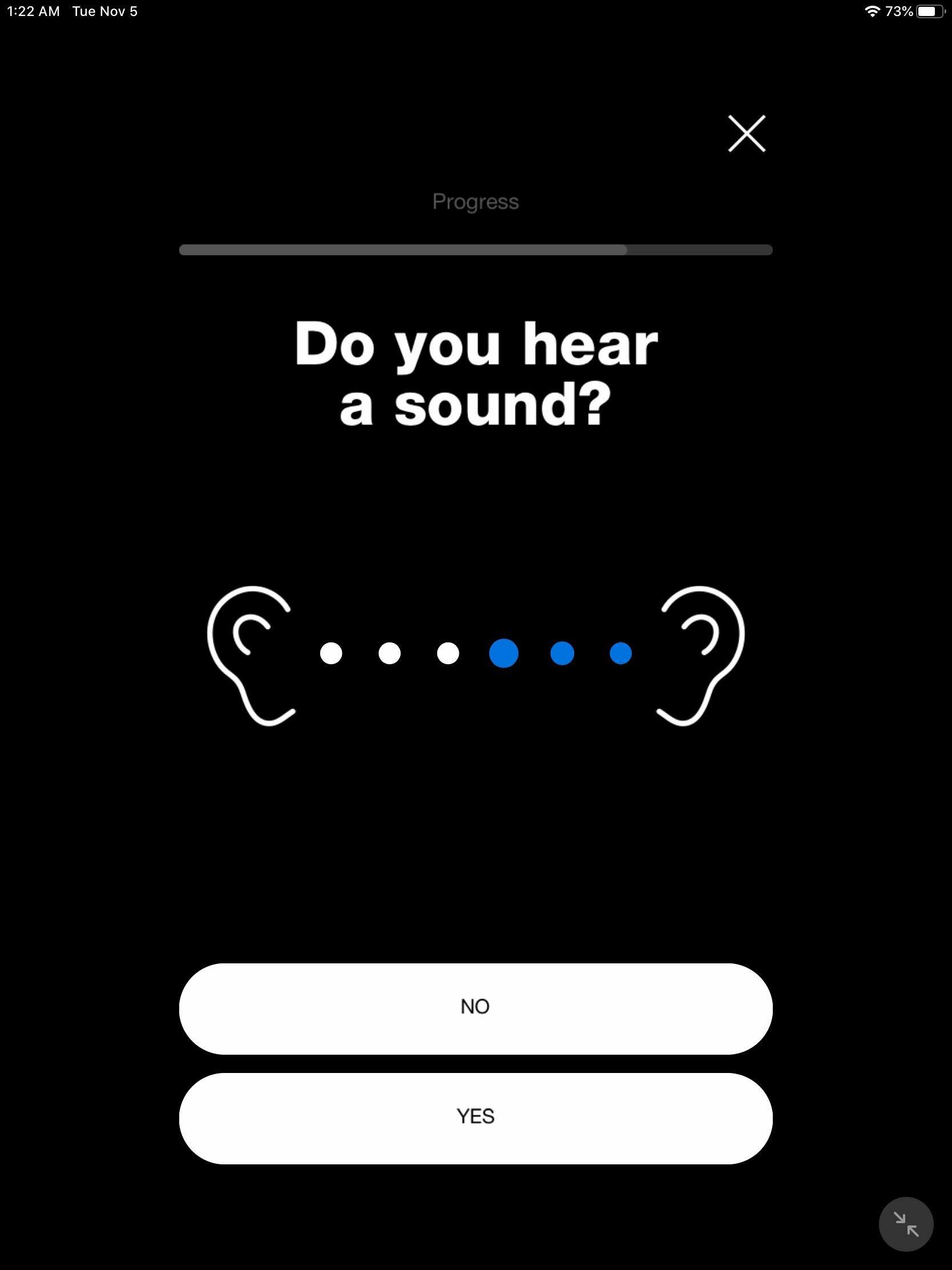 App Sound Profile test, click to load a larger version