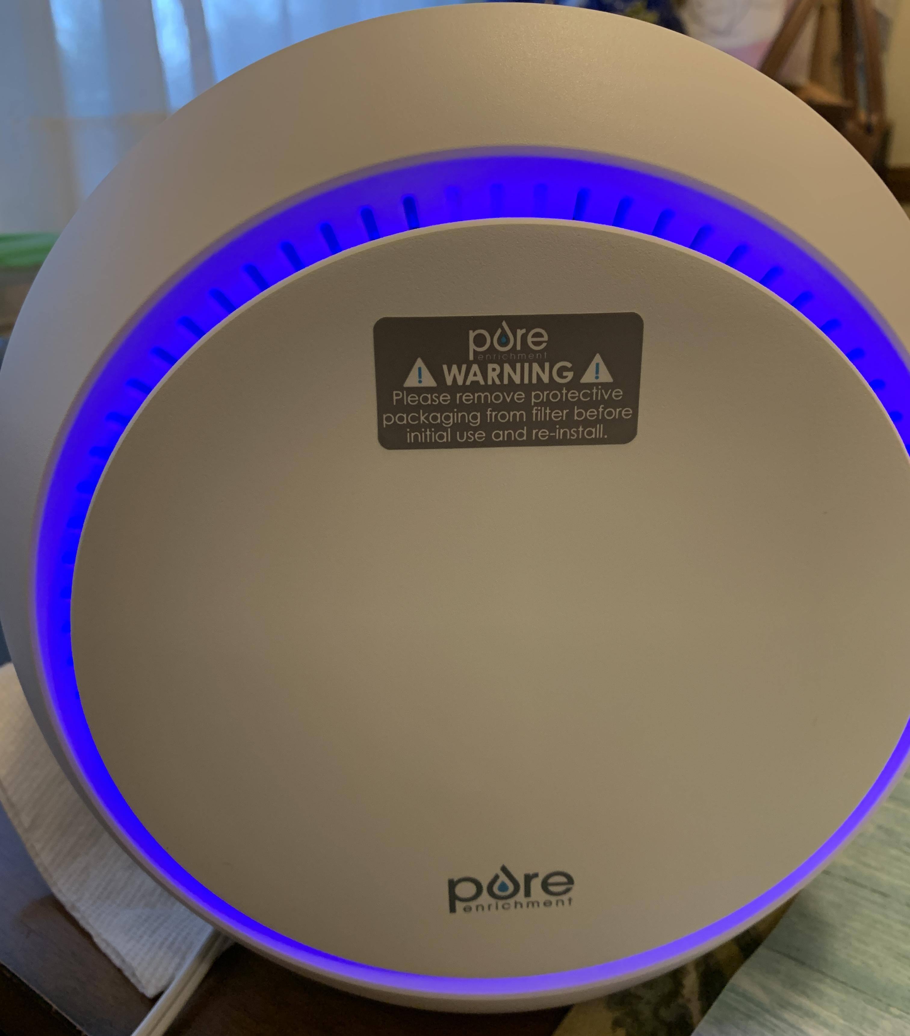 blue light is accent light and can be turned off/dimmed, click to load a larger version