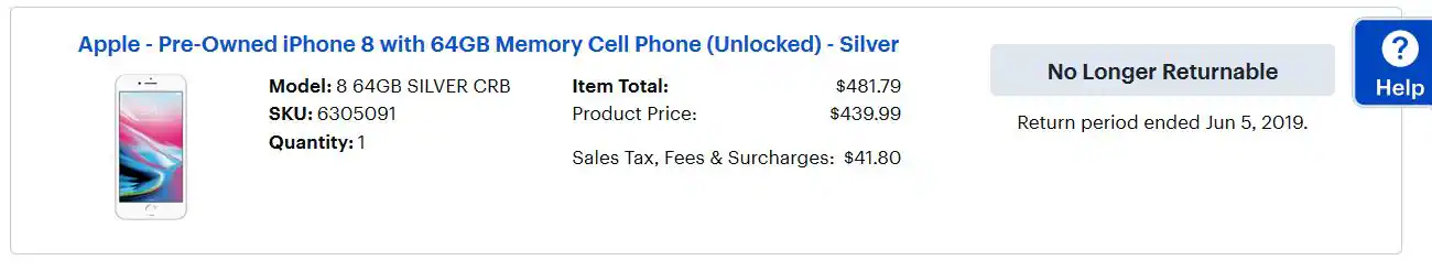 Item return date listed, click to load a larger version