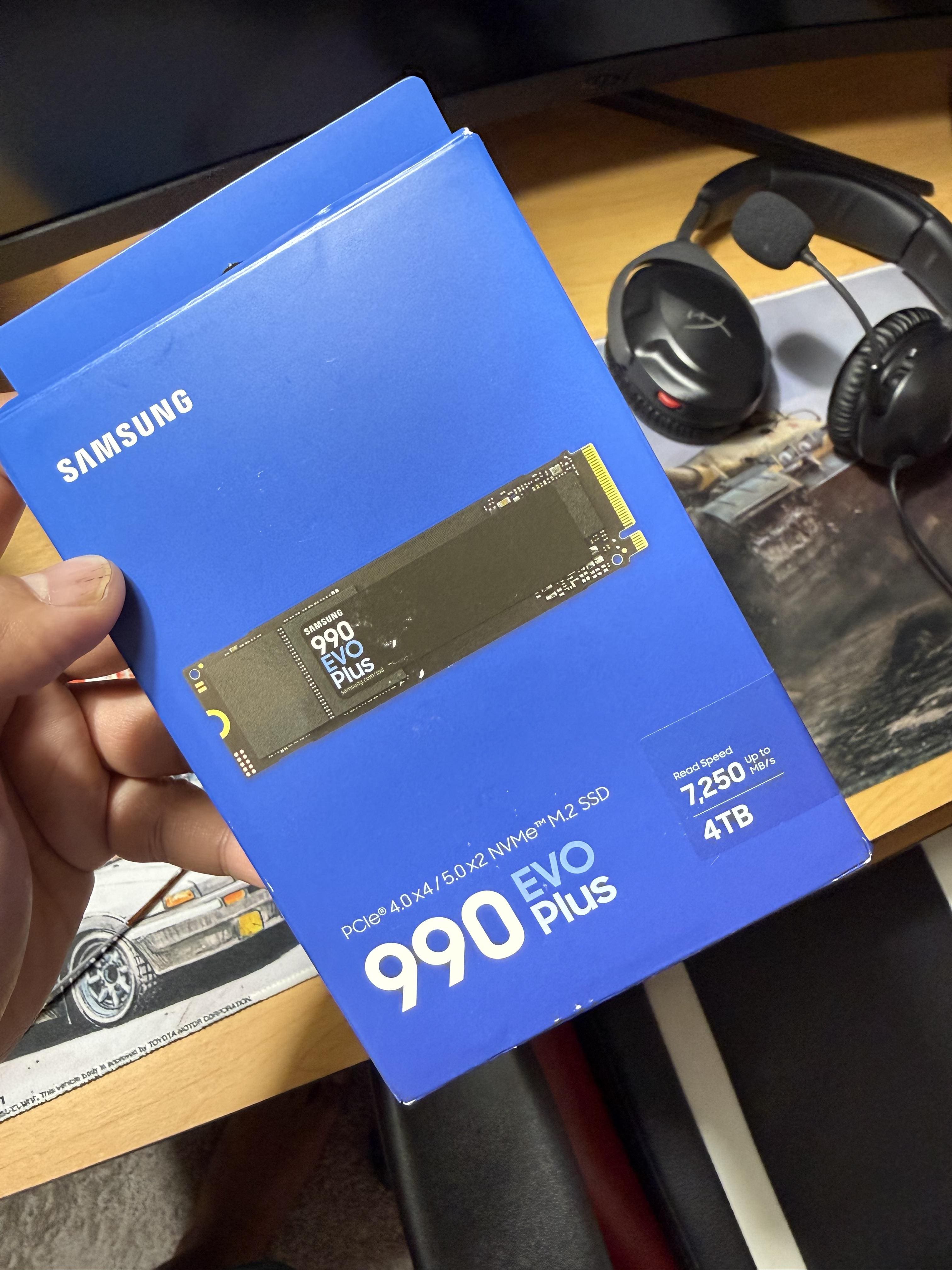 Samsung 990 EVO PLUS SSD 4TB, PCIe Gen 4x4 | 5x2 M.2 2280, Speeds