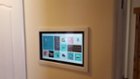 Tablet mounted in the wall, click to load a larger version