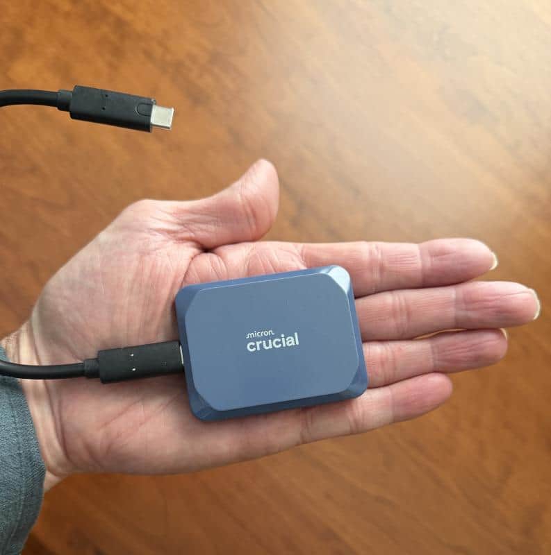 Crucial X10 4TB External USB C SSD Blue CT4000X10SSD9 - Best Buy
