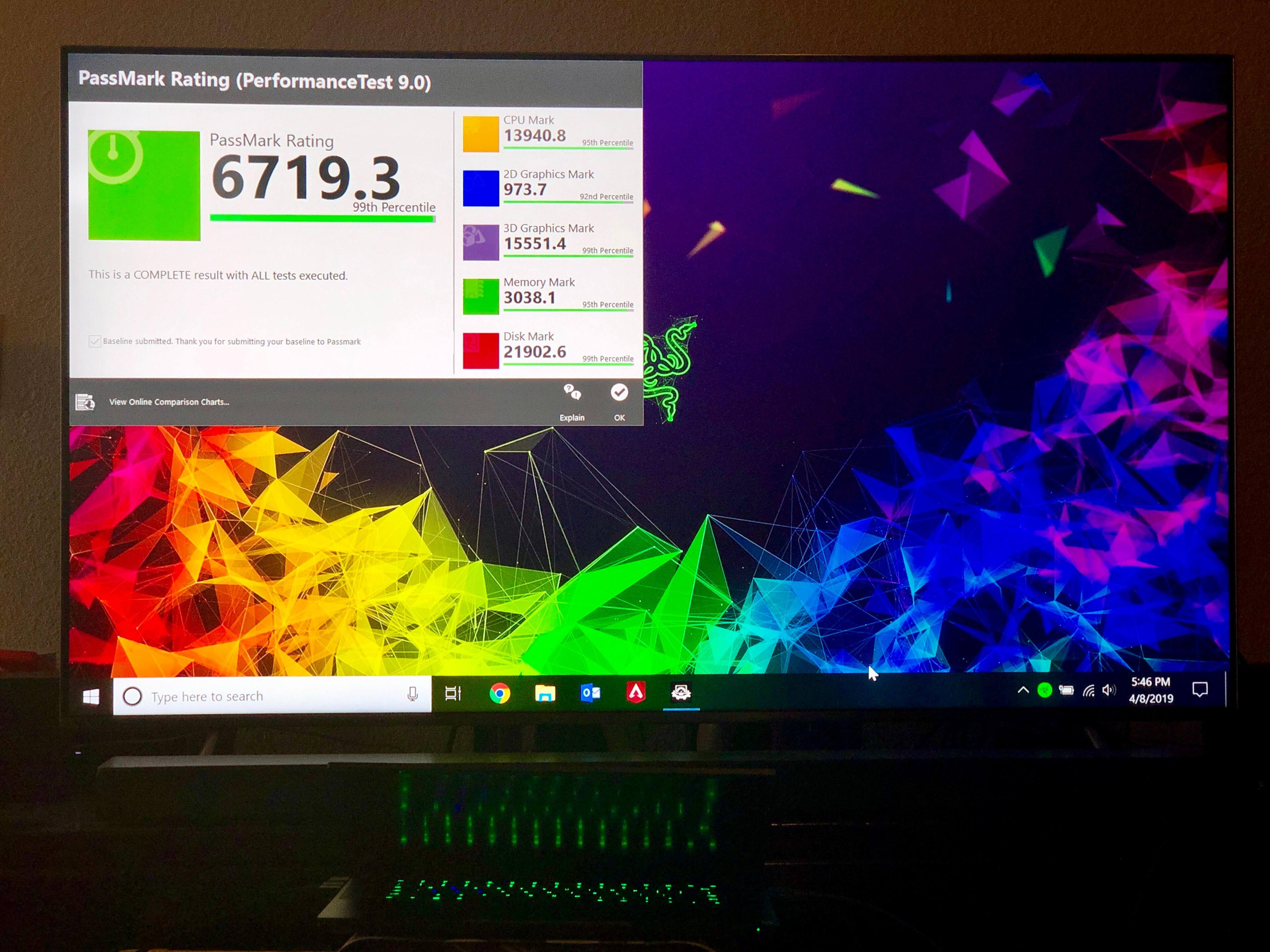 3D Mark Scores, click to load a larger version