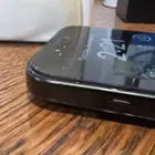 Side view of installed glass to demonstrate its thickness, click to load a larger version