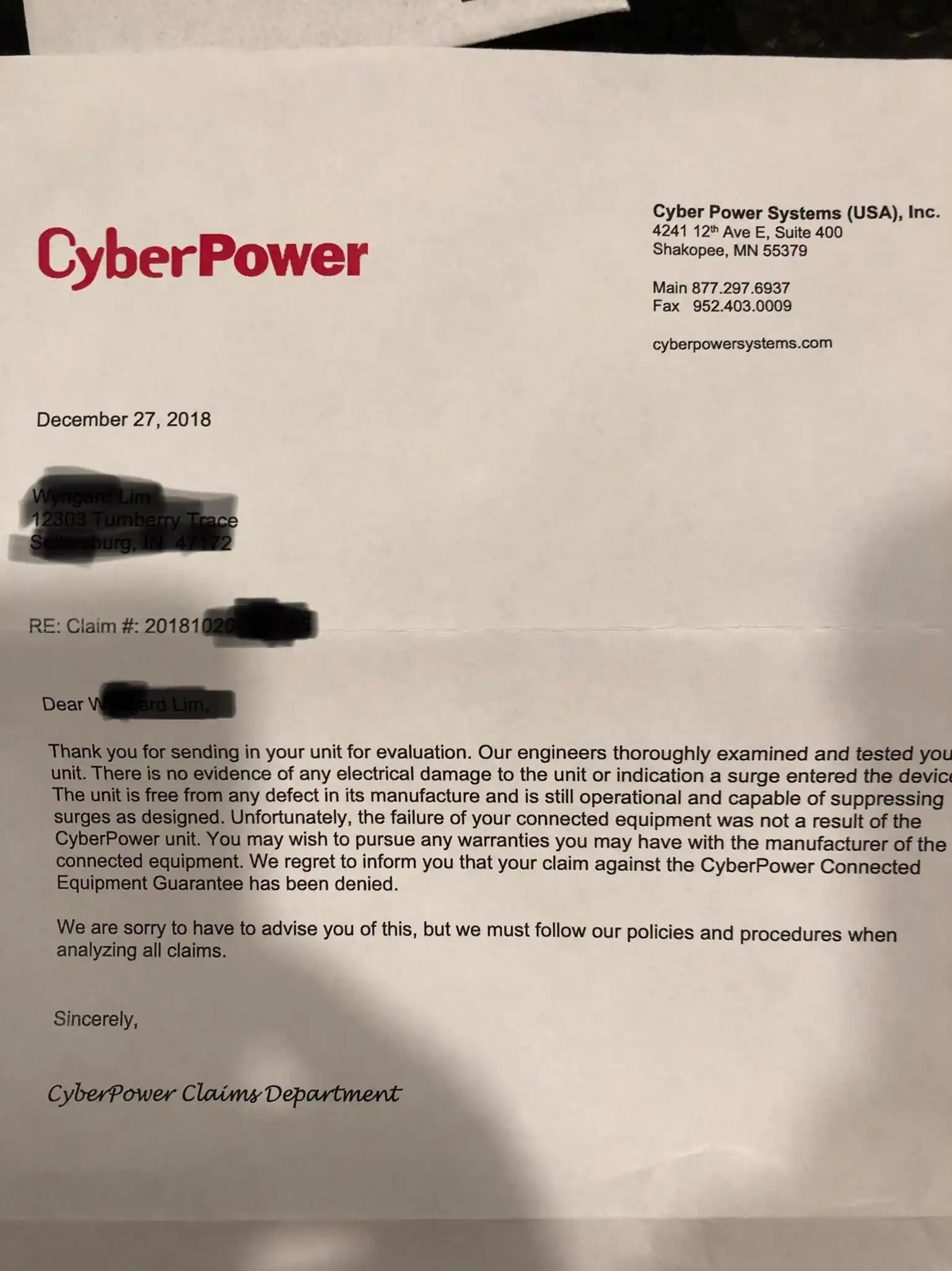 Customer provided image, click to load a larger version