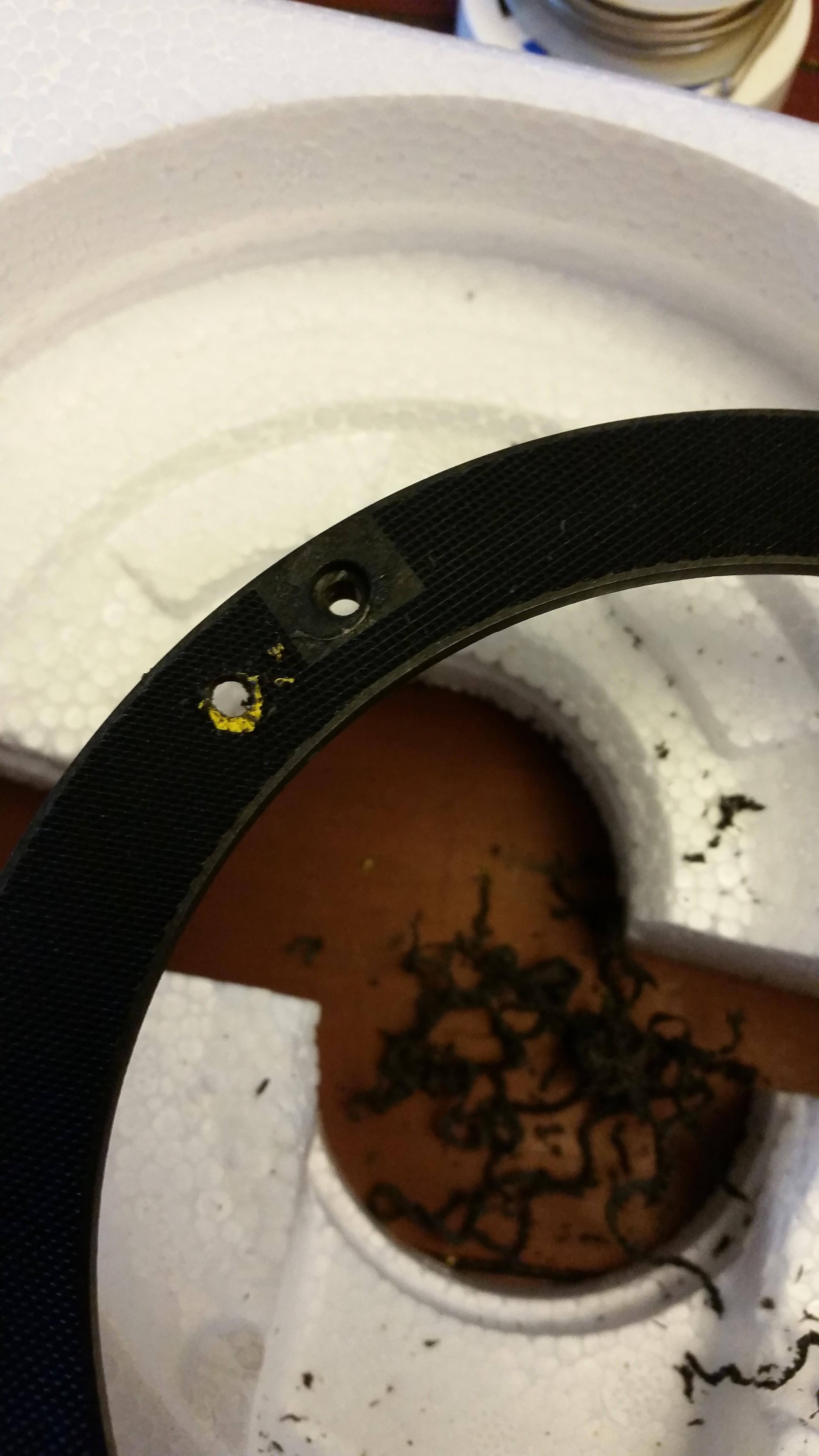 Used original blazer speakers rings to adapt the mounting of these speakers as they were about 1/4 off in fit., click to load a larger version