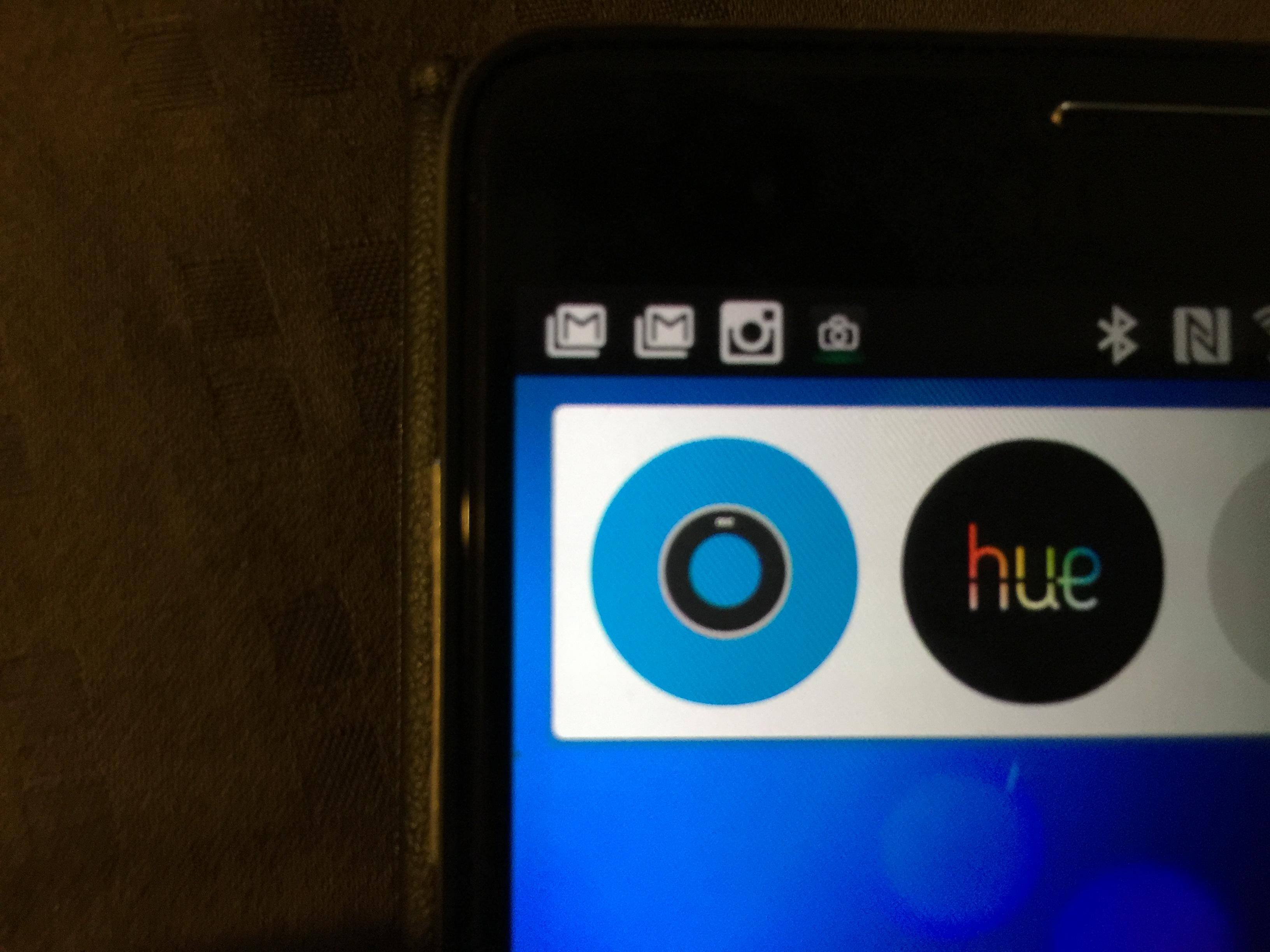 Diagonal lines across the screen., click to load a larger version