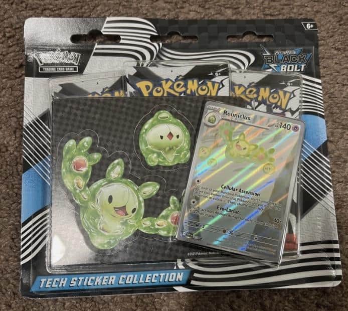 Pokmon Trading Card Game: Scarlet & Violet Black Bolt Tech Sticker 3 Pack  10-10128-108 - Best Buy
