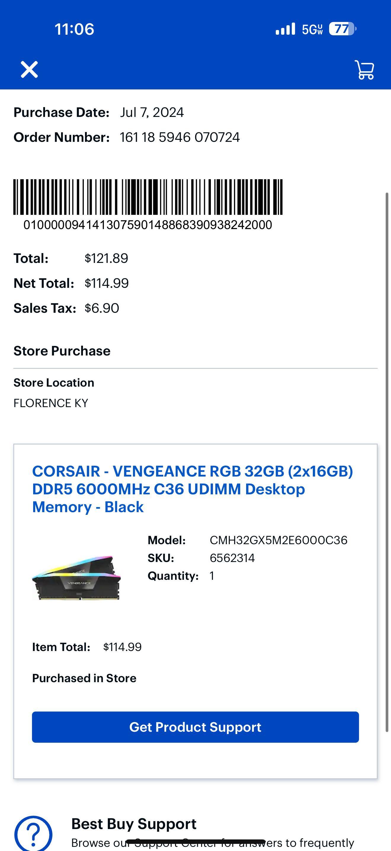 Customer provided image, click to load a larger version