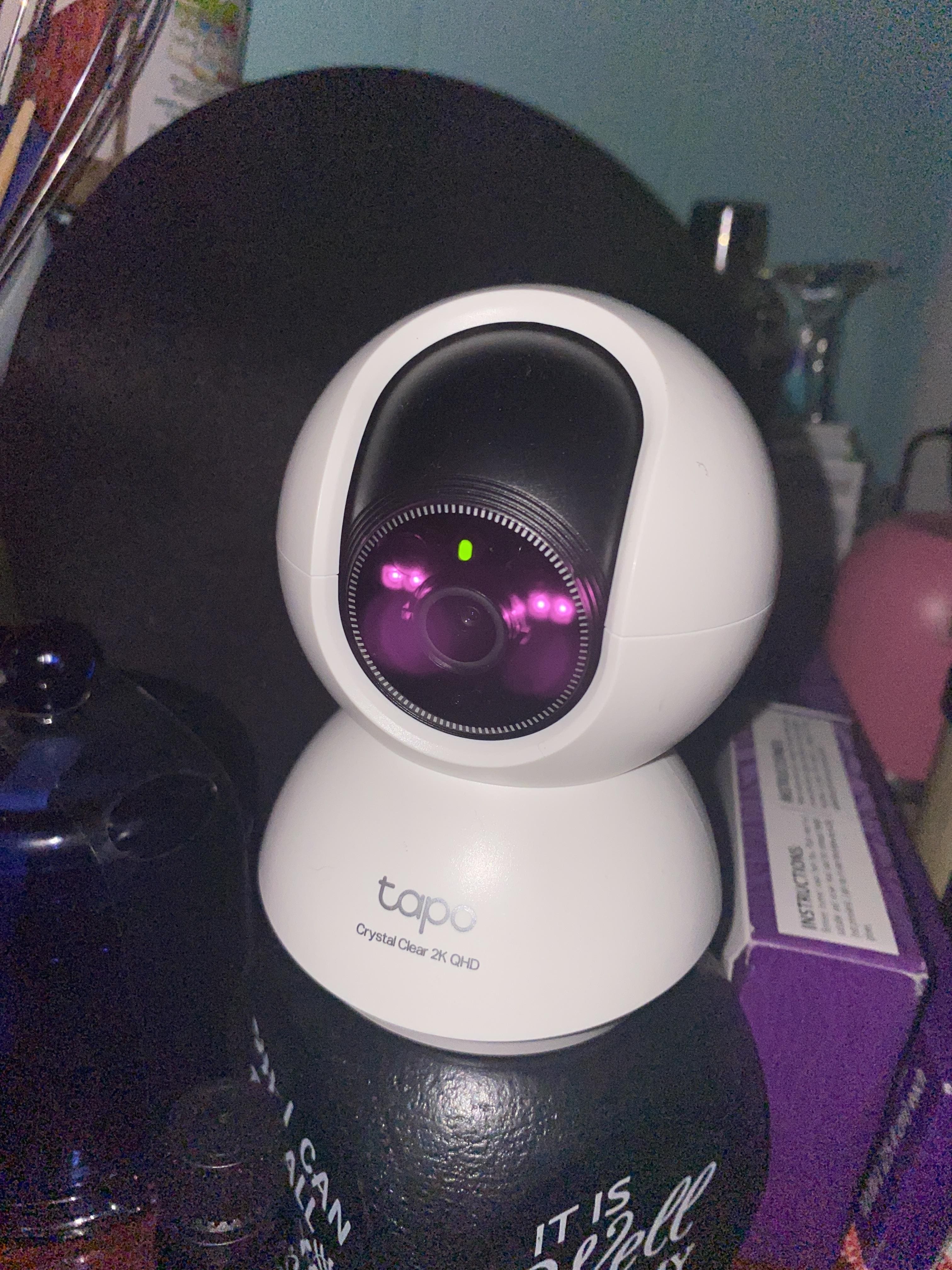 TP Link Tapo 360º Pan/Tilt 2K QHD Home Security Camera No Monthly