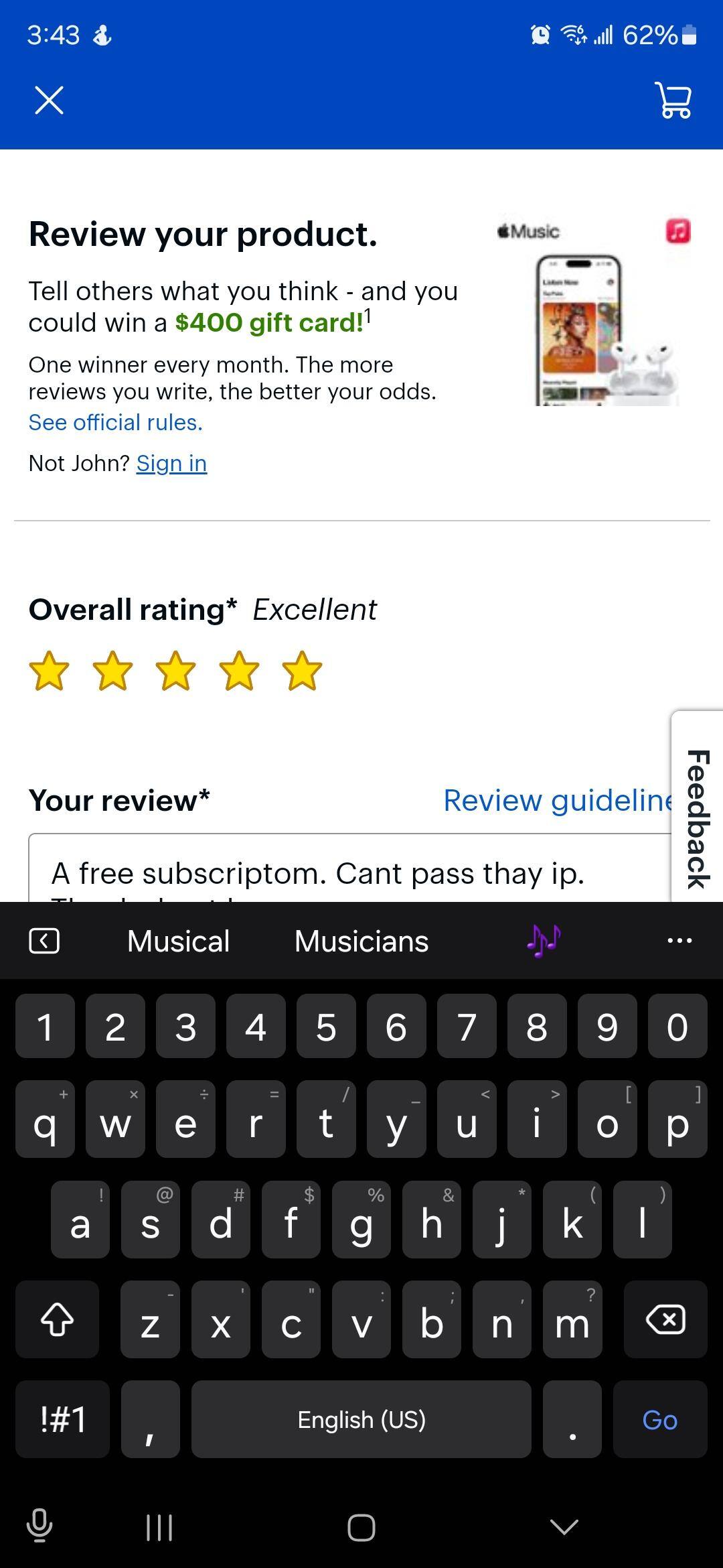 Customer provided, click to load a larger version