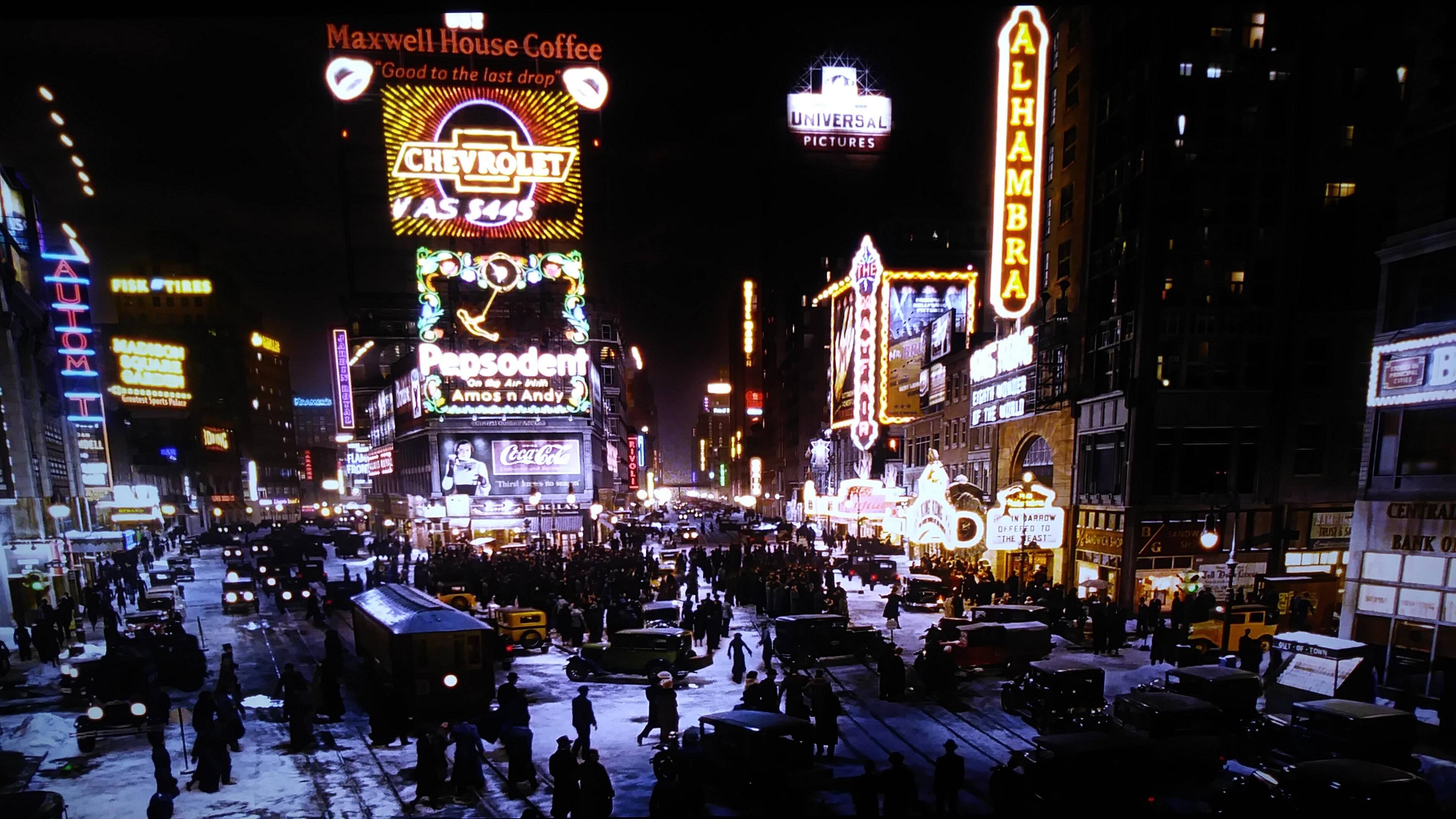 New York city during the depression era., click to load a larger version