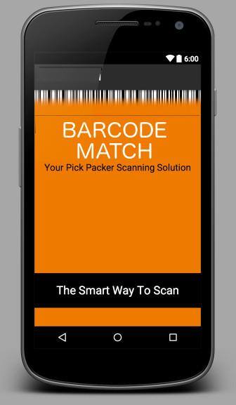 Barcode Match app, click to load a larger version
