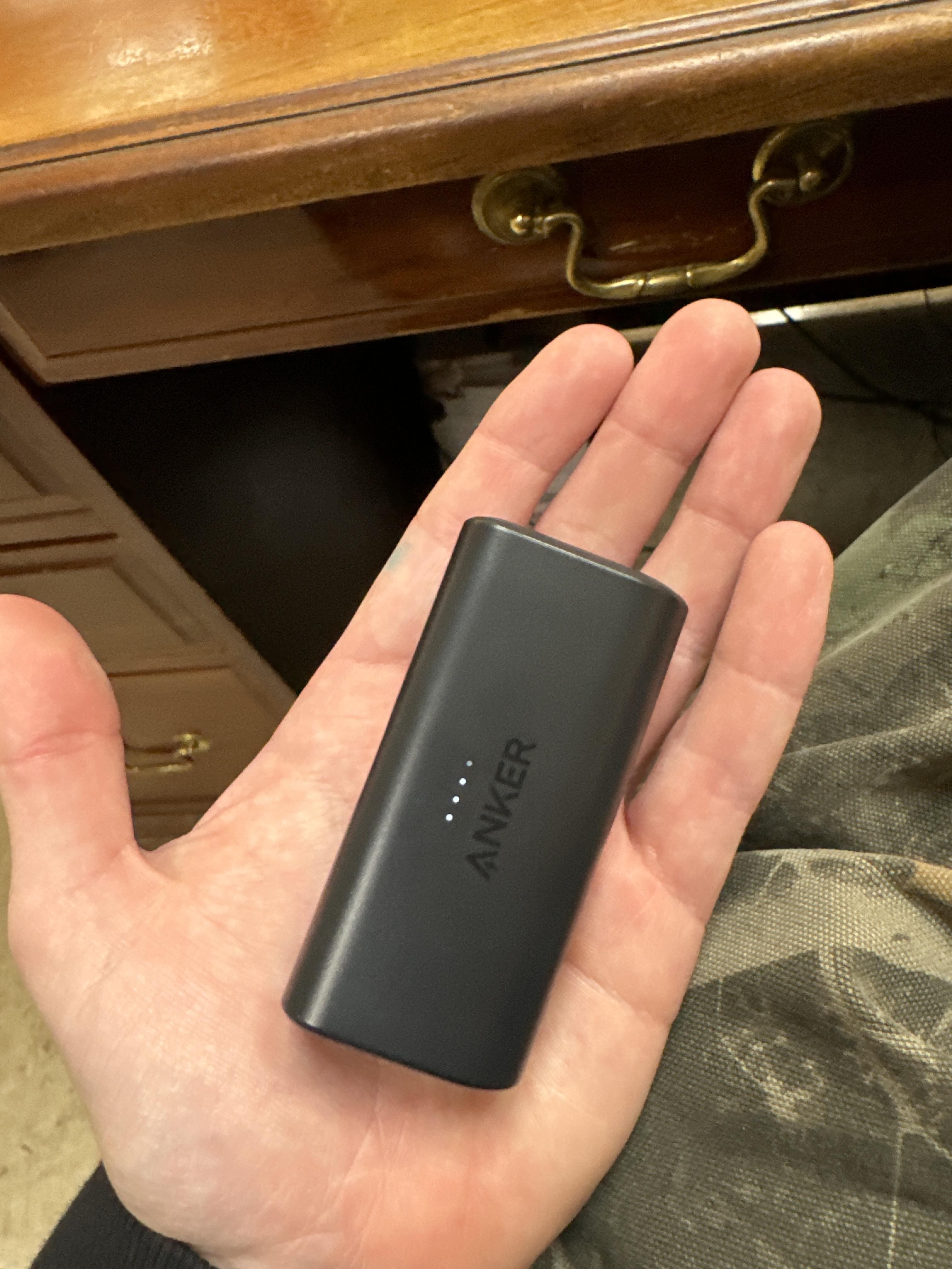 Anker Nano Power Bank (5,000mAh, 22.5W) w/ Built in Foldable USB C