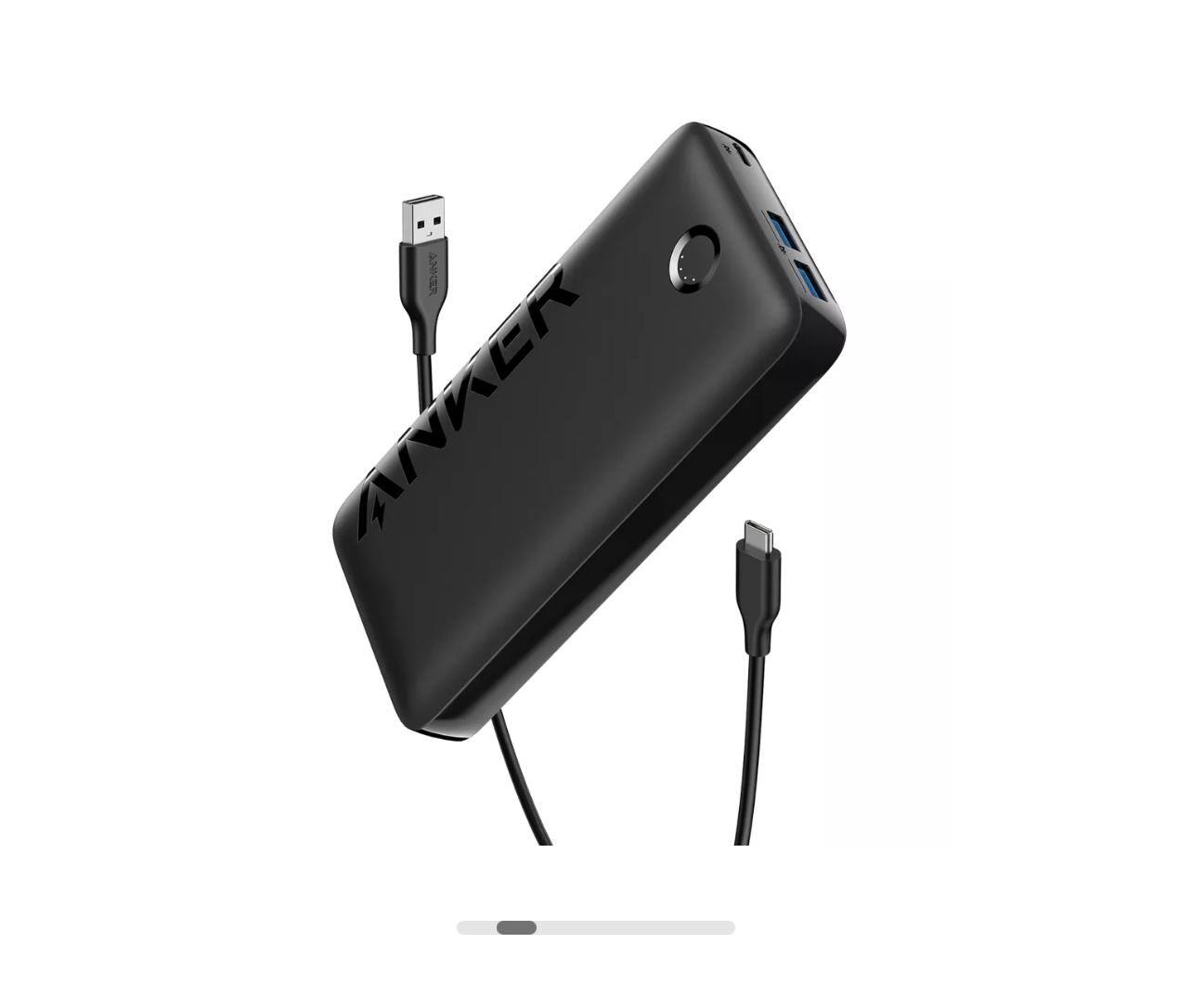 Anker Power Bank (20,000mAh, 15W, 2 Port) Black A1367H11-1 - Best Buy