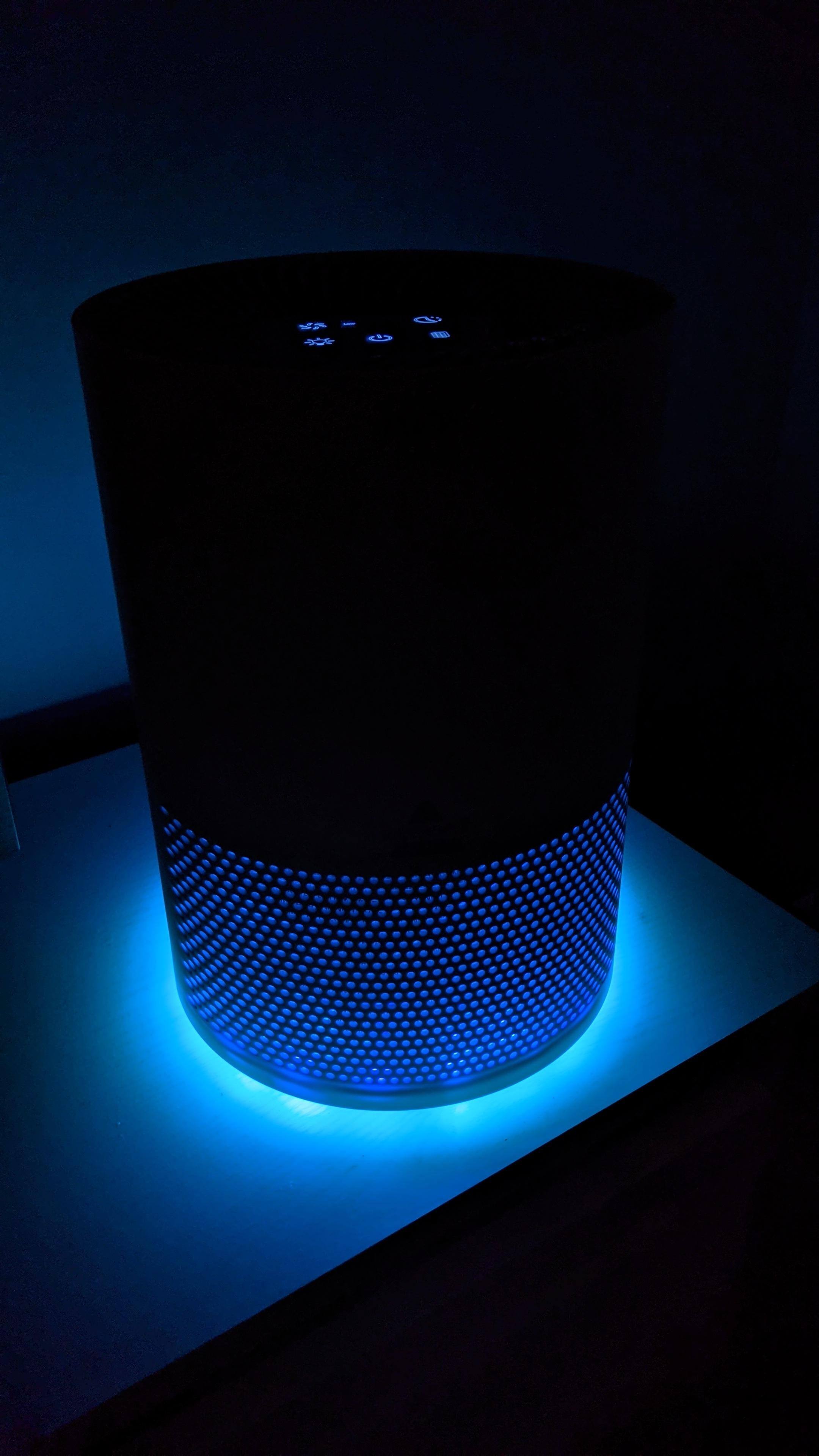 Nice hue, a bit too bright for sleep, click to load a larger version