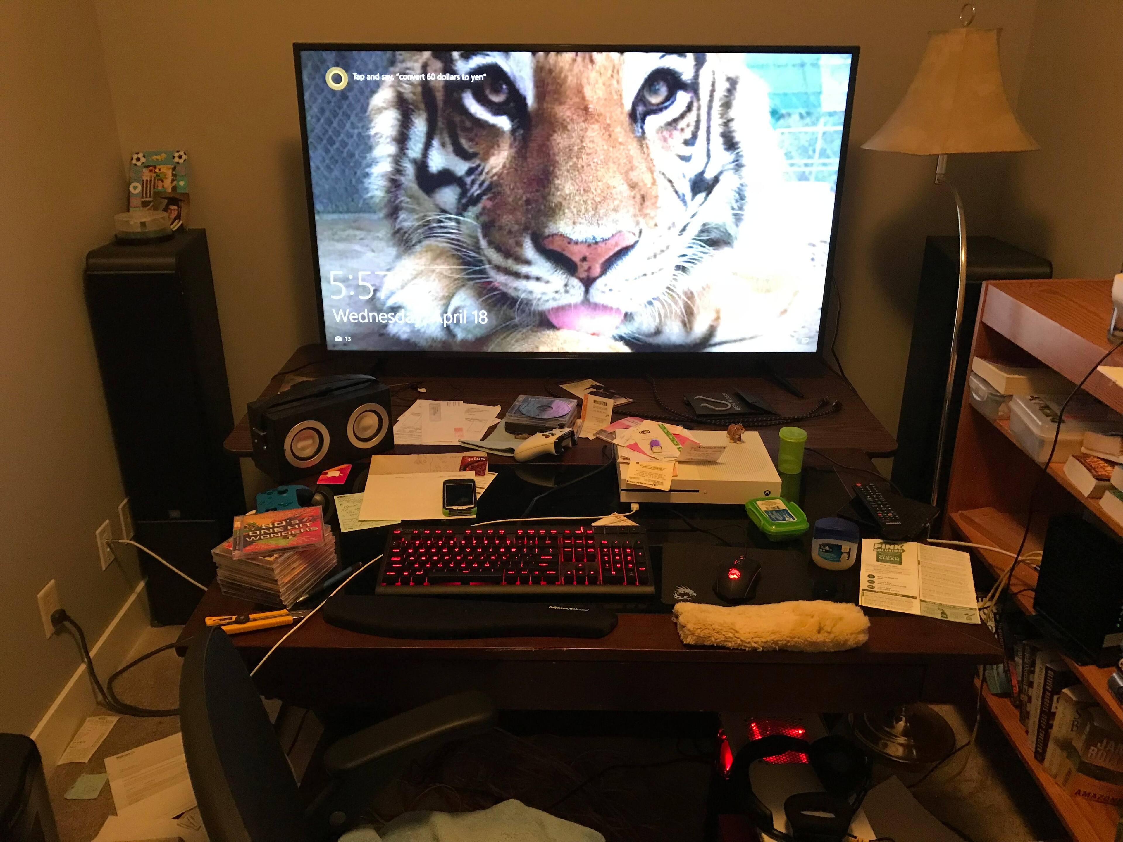My setup, click to load a larger version